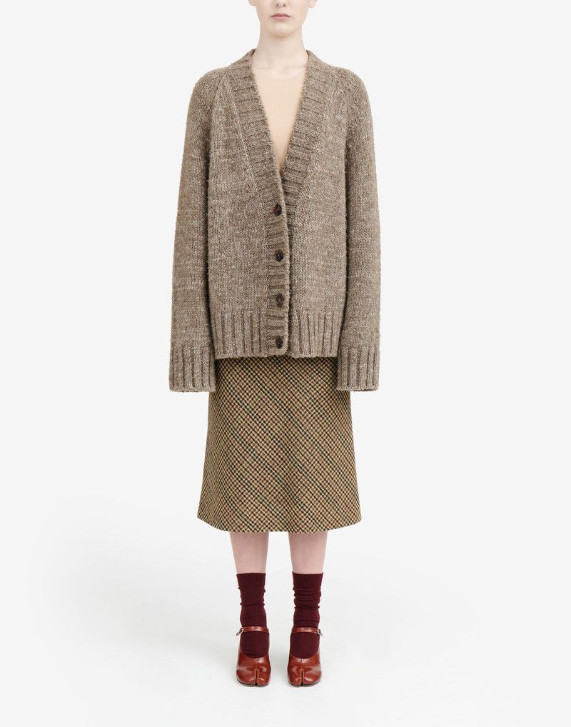 Maison Margiela o1w1db10126 Botanical Dye Cardigan in Brown Size M / US 6-8 / IT 42-44 - 2 Thumbnail