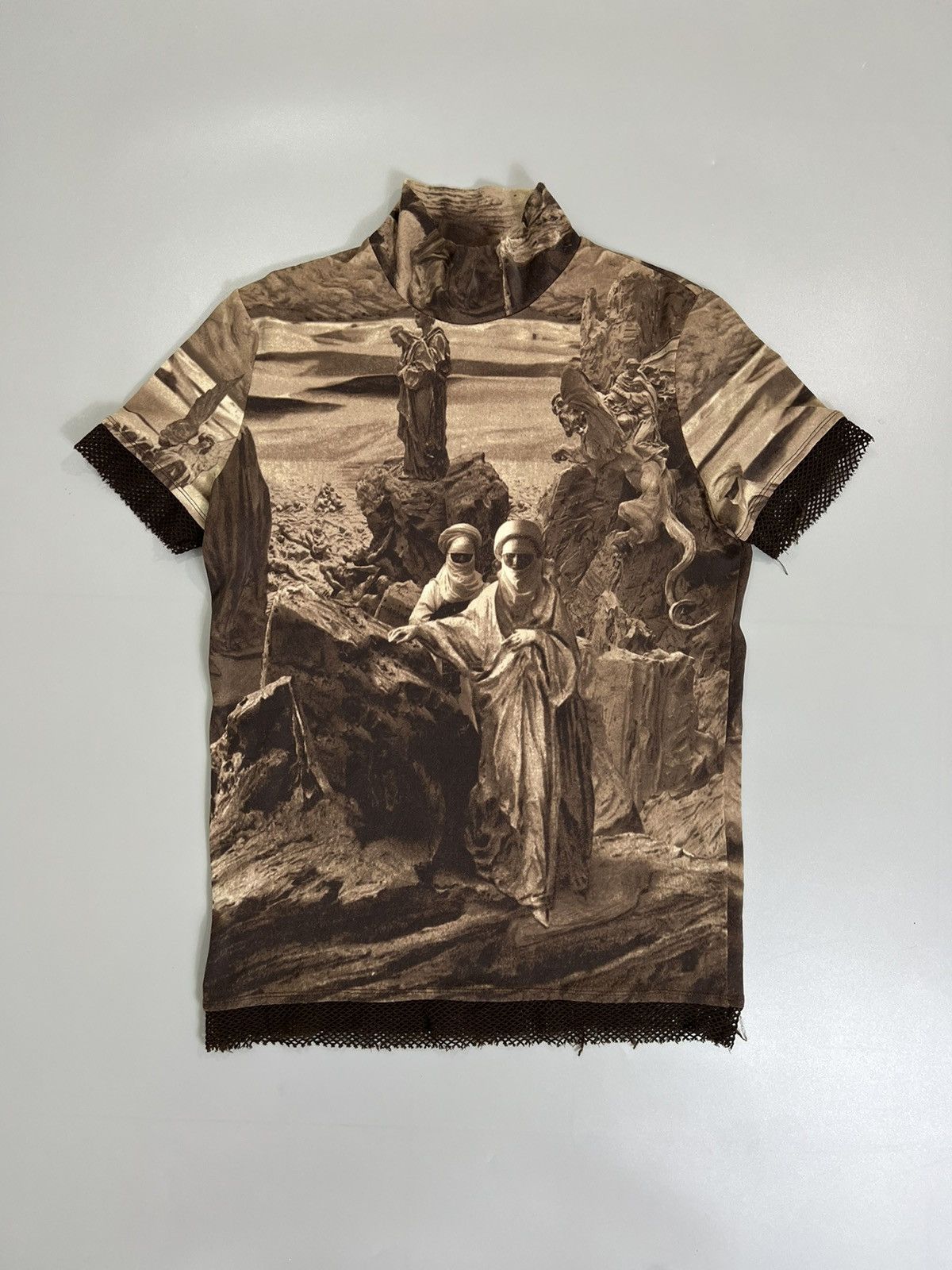 image of Jean Paul Gaultier x Vintage VTG Jean Paul Gautier Bedouin Tattoo Ss98 in Beige, Women's (Size Medi