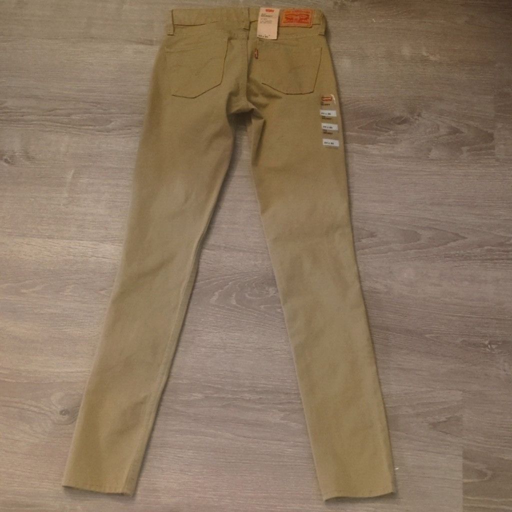 Levi's Levi's Tan 711 Skinny Mid Rise Jeans Size 23x30 Size 23" - 5 Thumbnail