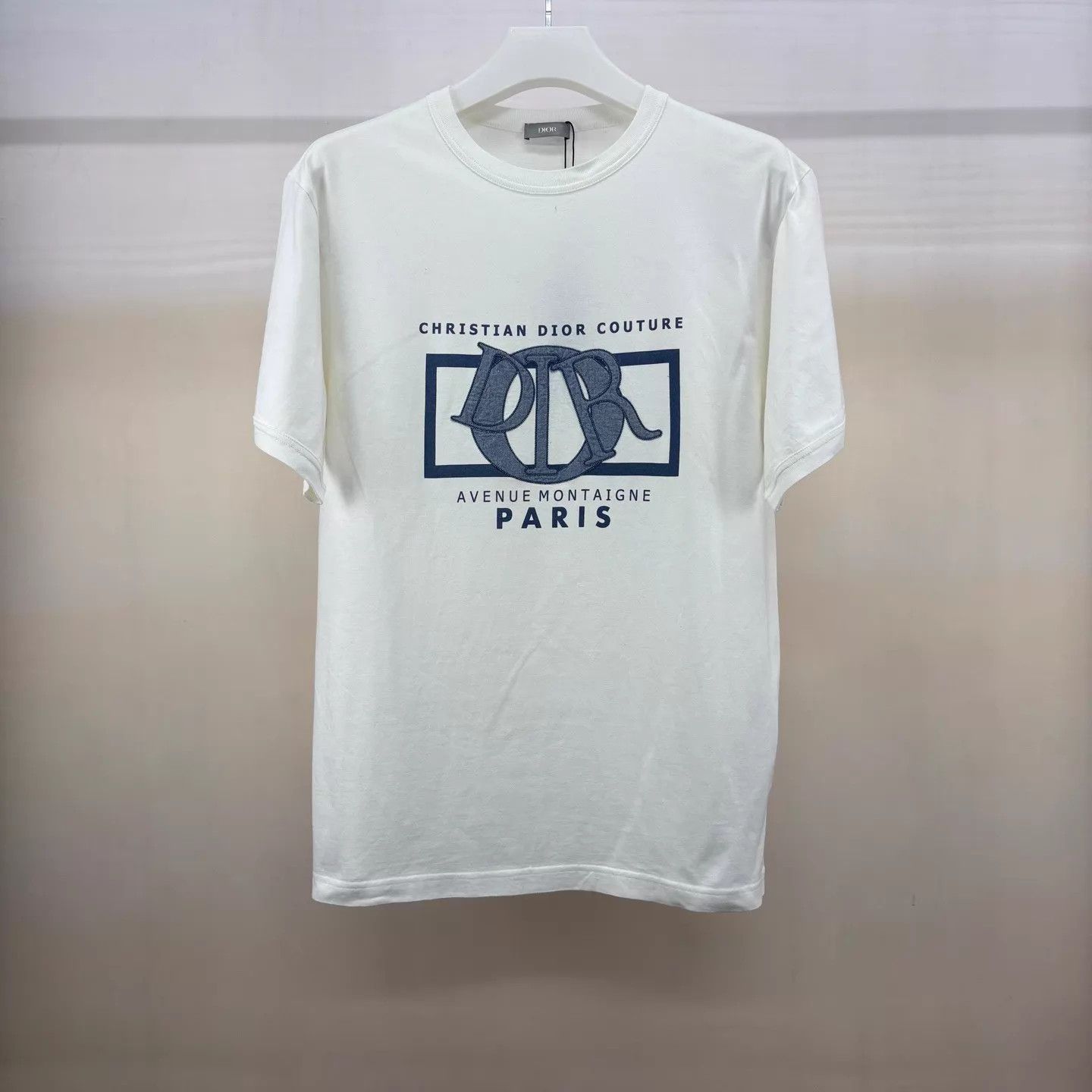 Dior Dior 24SS White Logo Short Sleeve Tee L Size L / US 10 / IT 46 - 1 Thumbnail