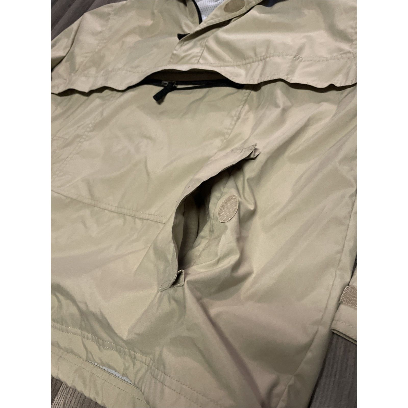 Gap VTG 90s Y2K GAP Nylon Anorak Jacket Mens Large Beige Size US L / EU 52-54 / 3 - 6 Thumbnail