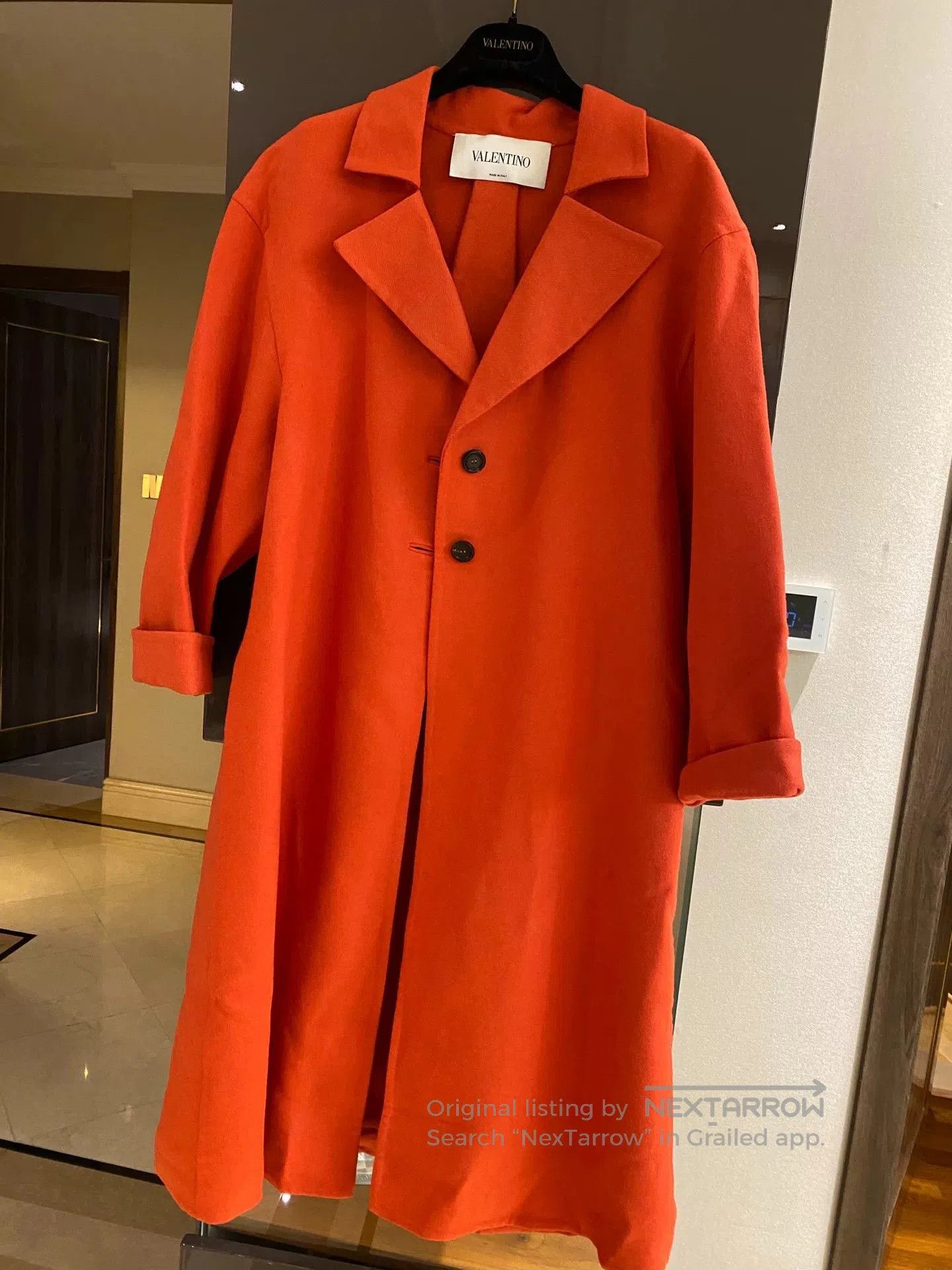 Valentino Valentino Orange Wool Coat Size 38. Size US XS / EU 42 / 0 - 1 Thumbnail