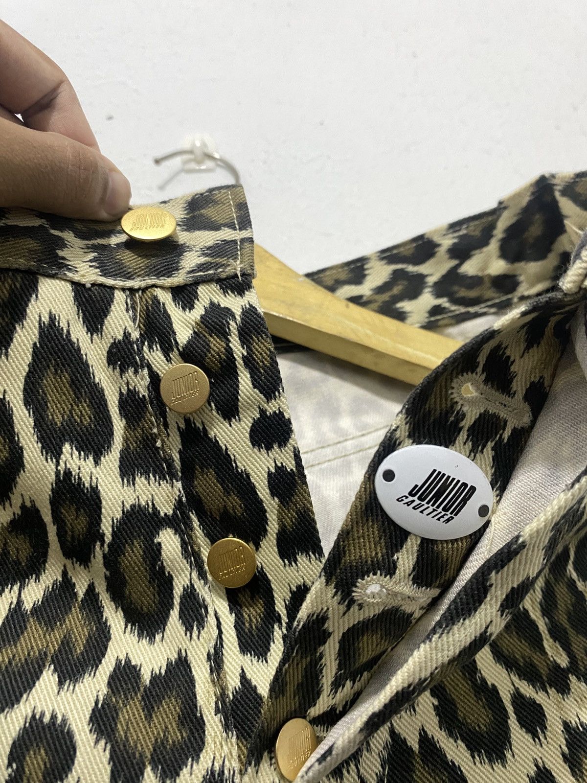 Jean Paul Gaultier Junior Gaultier Leopard Jeans Size US 29 - 6 Thumbnail