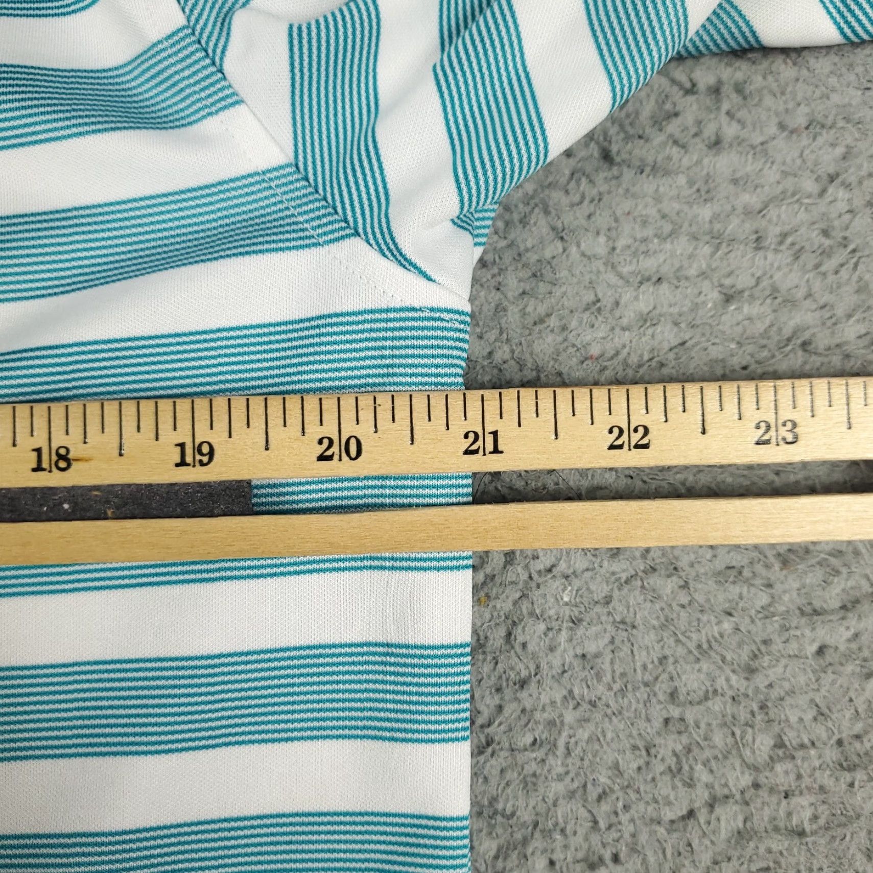 Under Armour Under Armour Polo Shirt Mens M Blue White Striped Short Sleeve Polo Shirt Mens Blue Striped 100% Polyester Regular Casual Sports Logo Front Mens Size US M / EU 48-50 / 2 - 7 Thumbnail