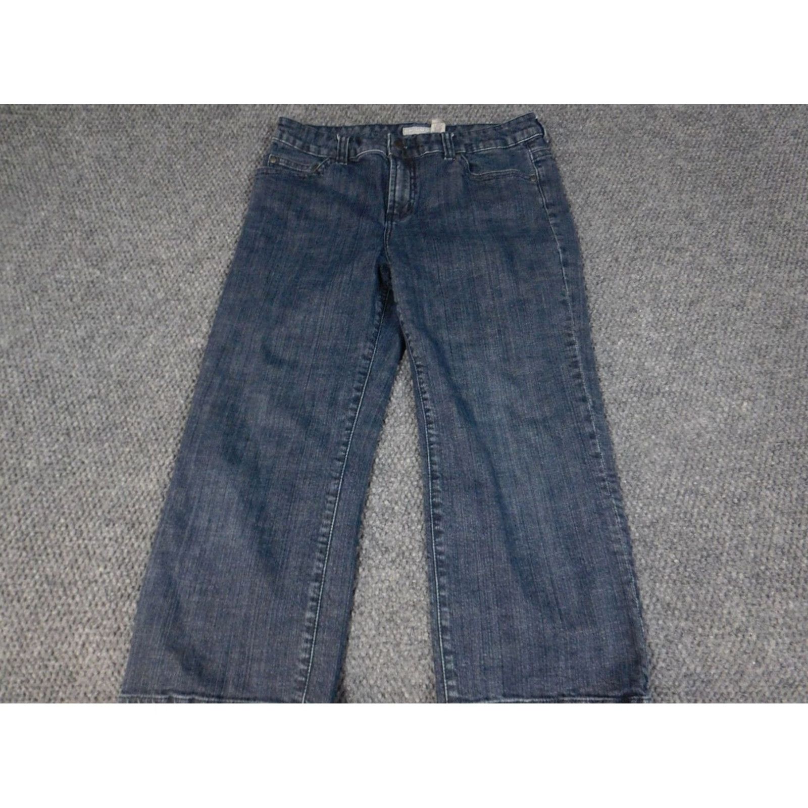 Vintage Chico's Jeans Womens Straight Denim 0.5 Blue Stretch Zipper Regular Inseam 20" Old?: No Size 29" - 5 Thumbnail