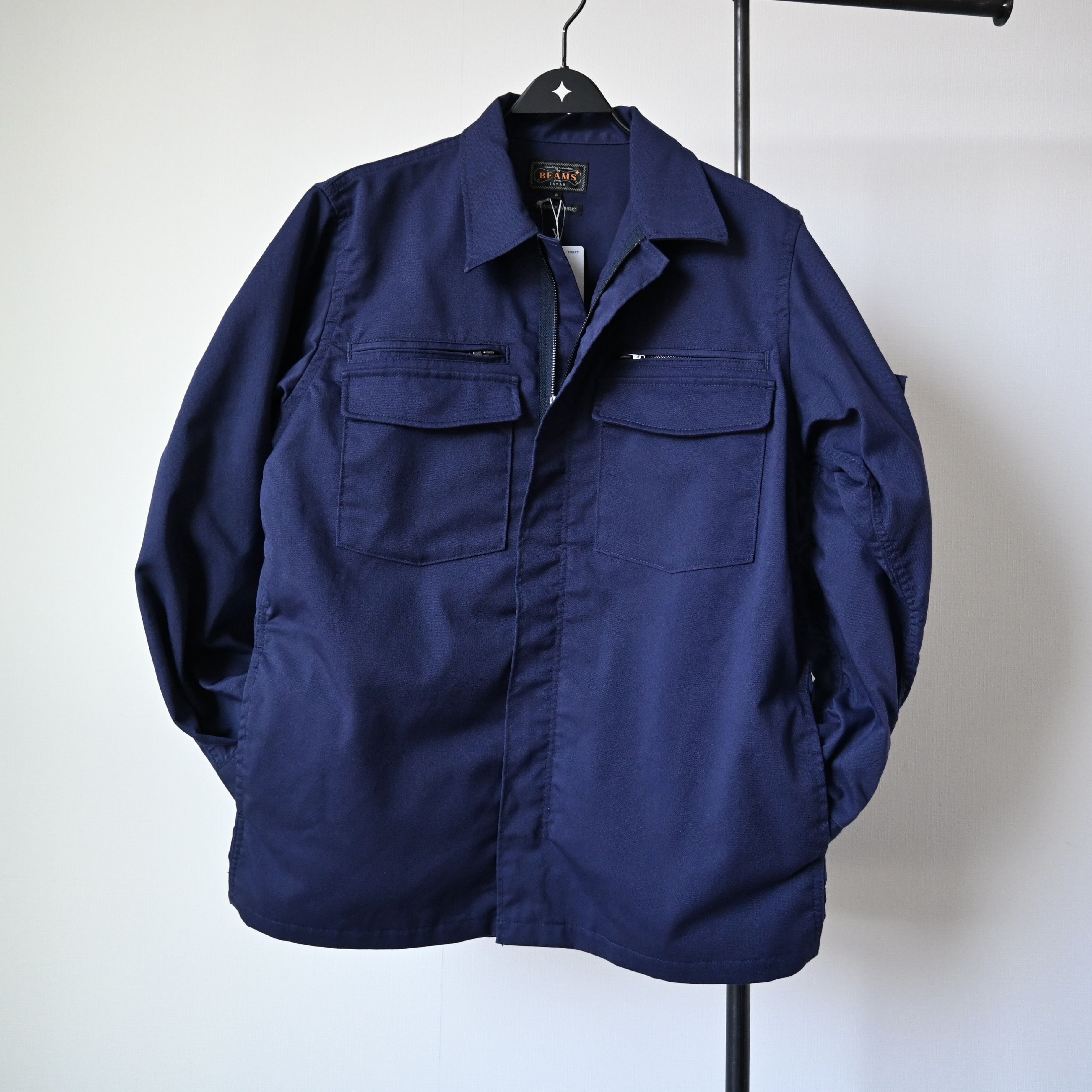 Beams Plus UNUSED, Beams Plus, Millitaly Zip Blouson, antistatic fabric Size US S / EU 44-46 / 1 - 2 Thumbnail