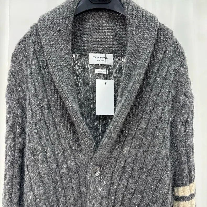 Thom Browne Thom Browne Twisted Wool Knit Long Sweater Size US S / EU 44-46 / 1 - 3 Thumbnail
