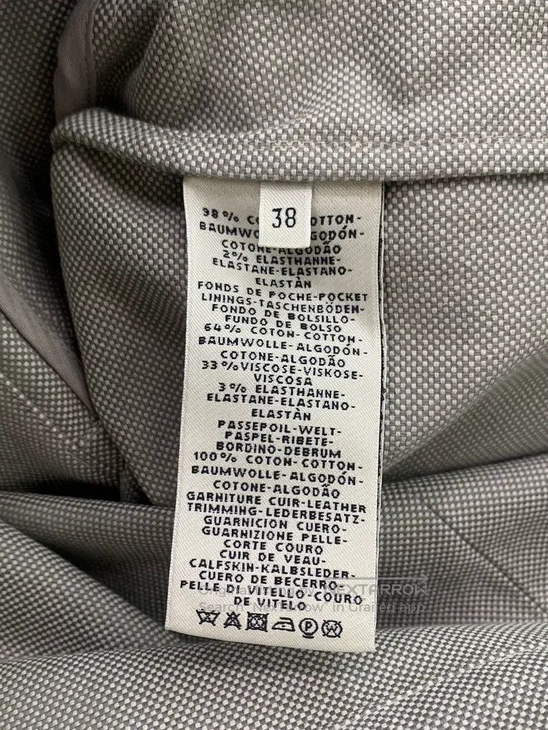 Hermes Hermes Gray printed denim jacket Size XS / US 0-2 / IT 36-38 - 5 Thumbnail