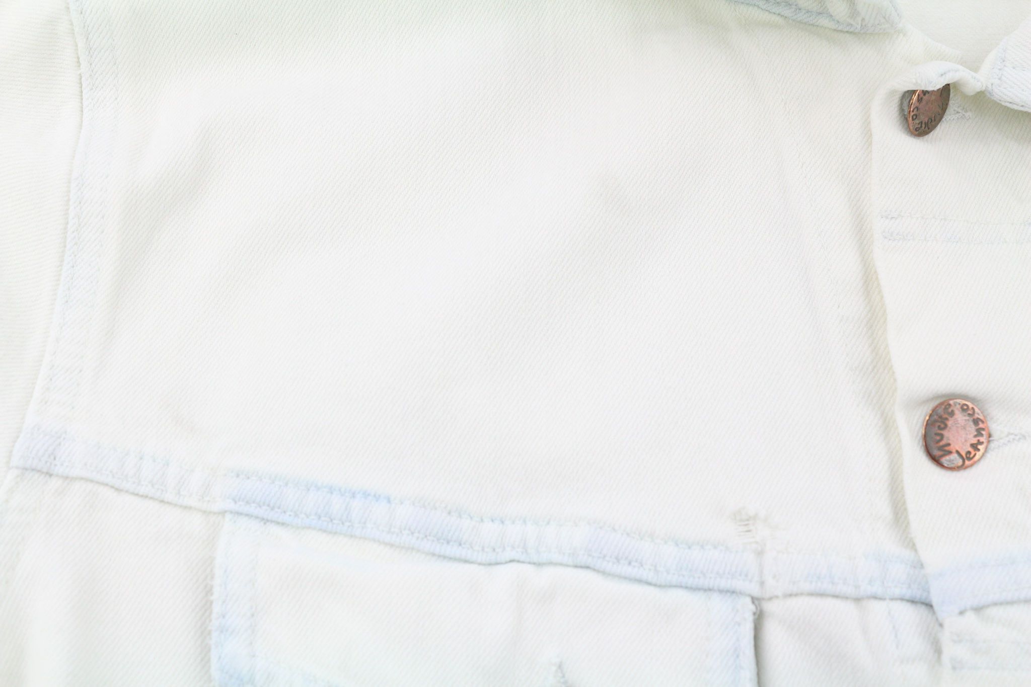 Nudie Jeans TERRY XL Extreme Bleach Light Jacket 81035 Size US XL / EU 56 / 4 - 9 Thumbnail