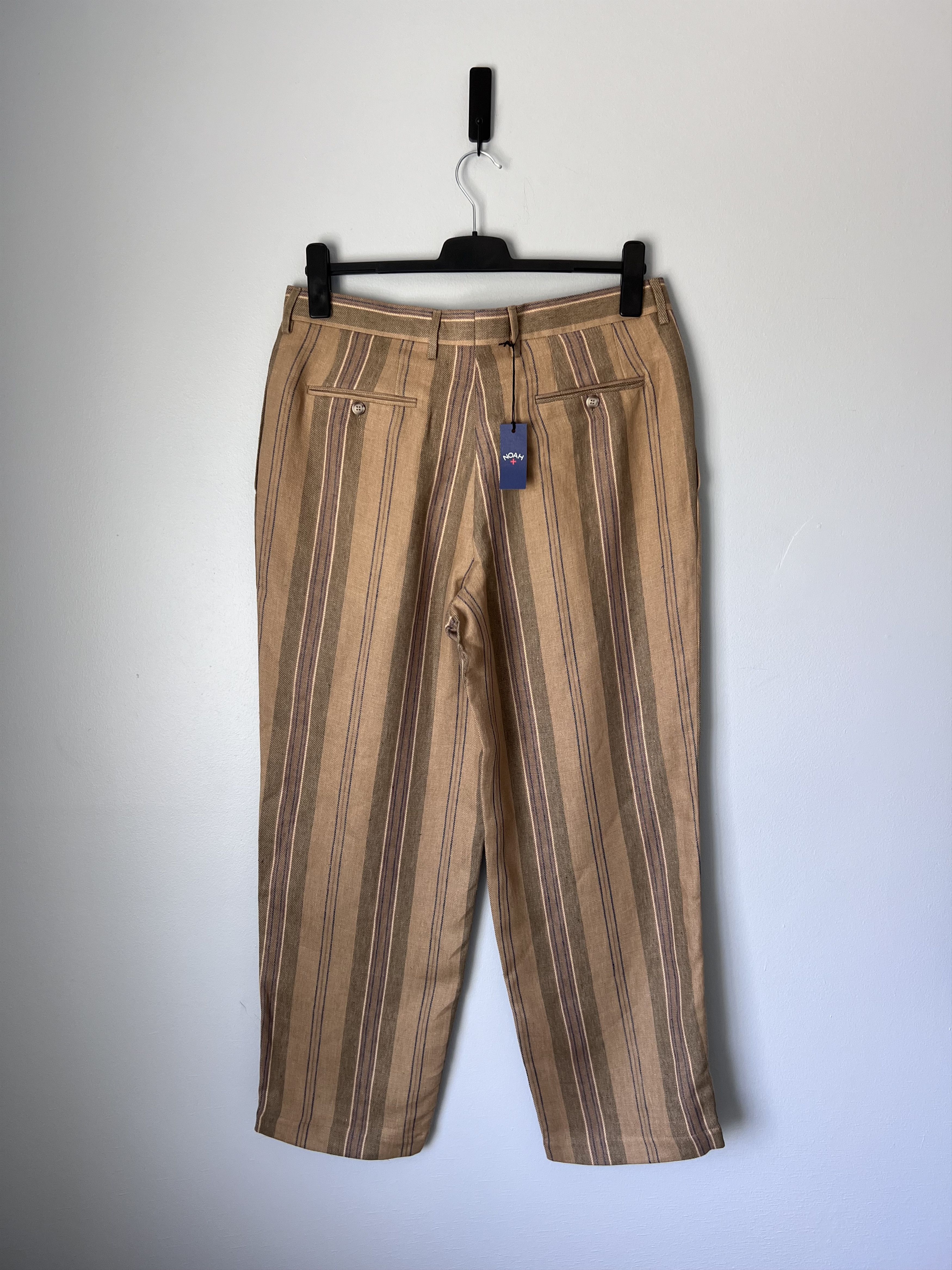 Noah Noah Linen Double Pleated Pants in Brown Size US 36 / EU 52 - 4 Thumbnail