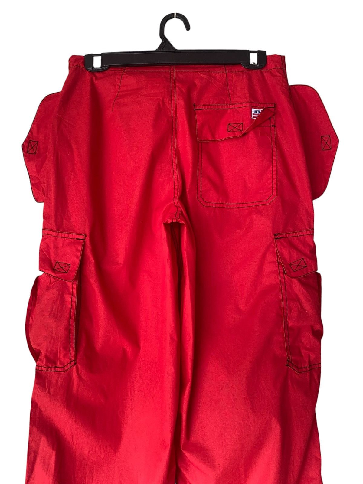 Japanese Brand Y2k Vintage UFO Parachute Cargo Bondage Baggy Pant Size US 31 - 7 Thumbnail