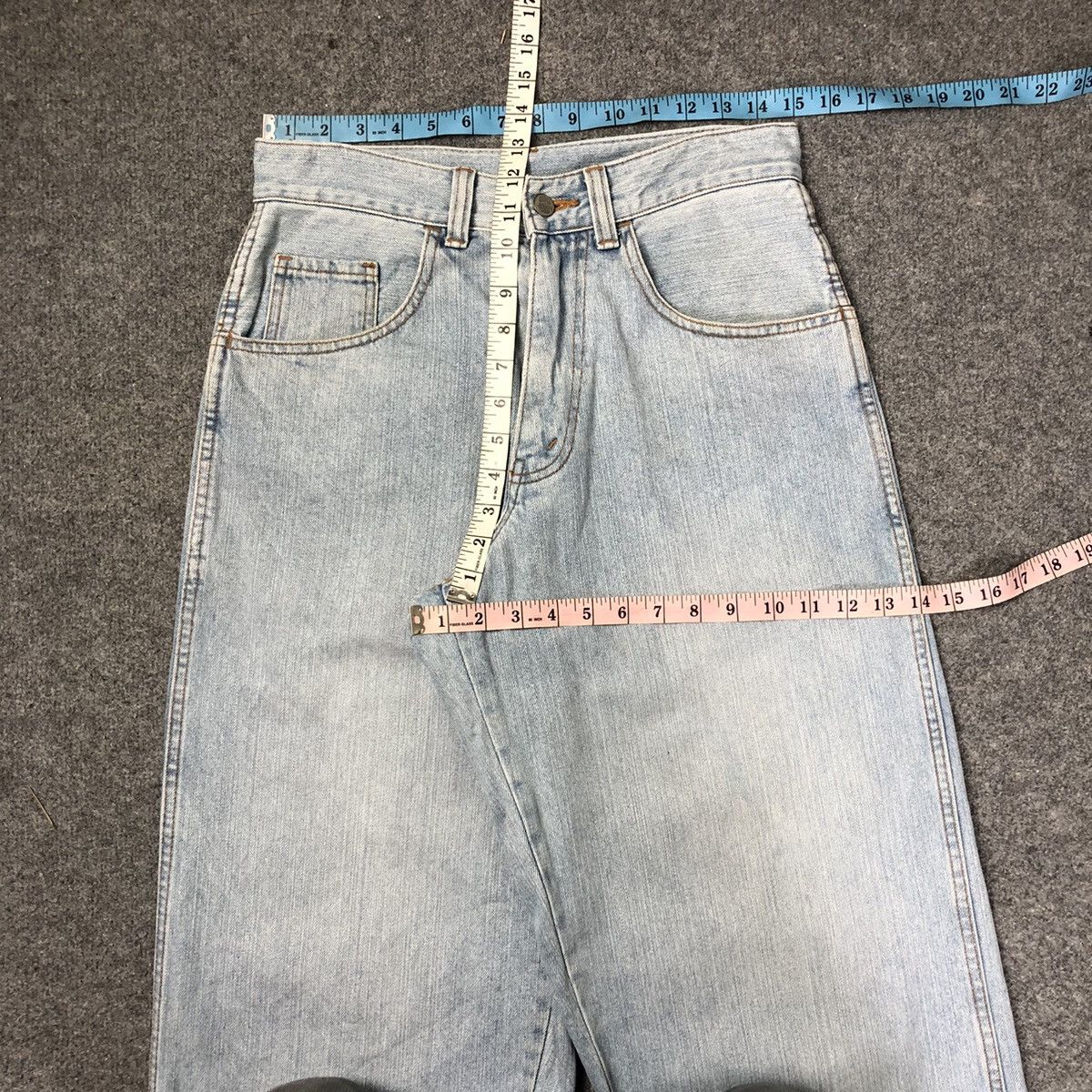 Vintage Vintage 90s Faded BIG JOHN Baggy Jeans Size US 30 / EU 46 - 5 Thumbnail