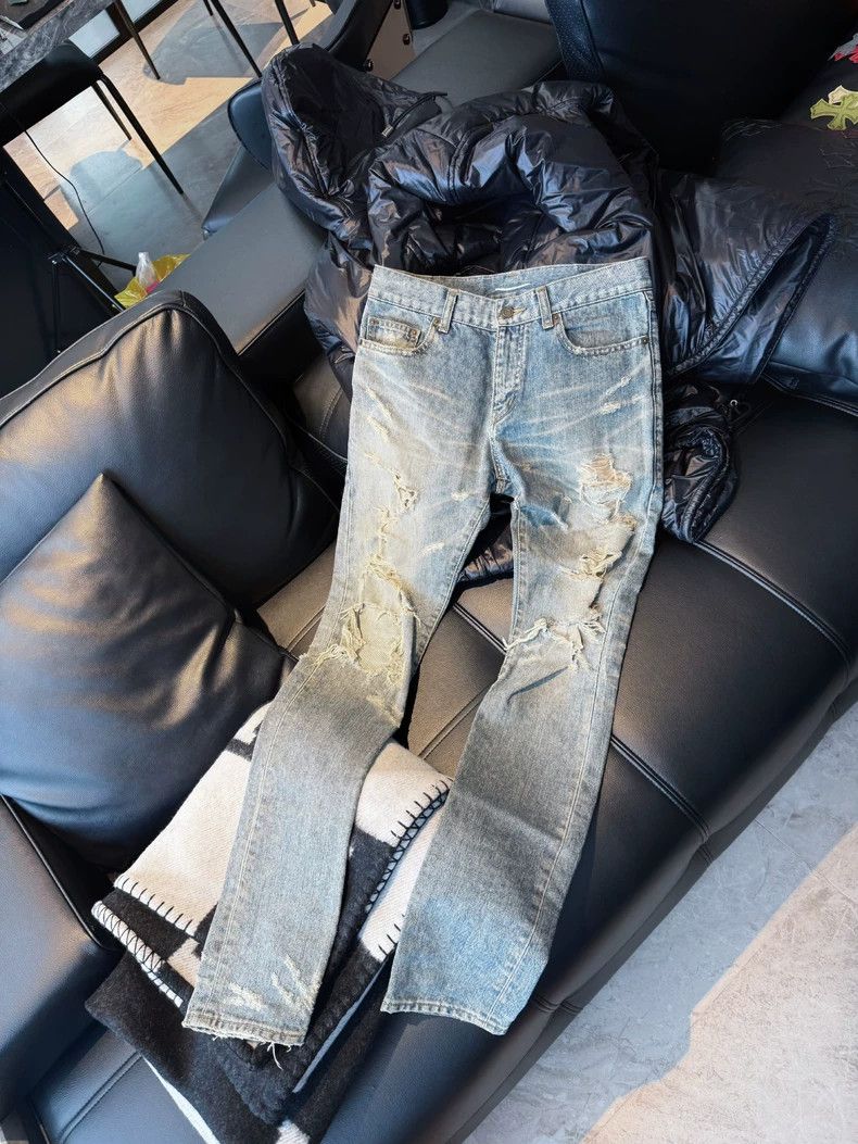 Saint Laurent Paris saint Laurent paris13 years of erosion and destruction jea Size US 29 - 1 Thumbnail