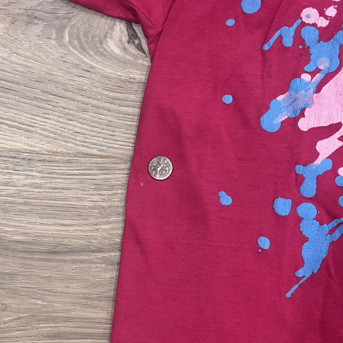 Other Vintage Atlanta Paint Splatter Magenta T Shirt Medium Size US M / EU 48-50 / 2 - 5 Thumbnail