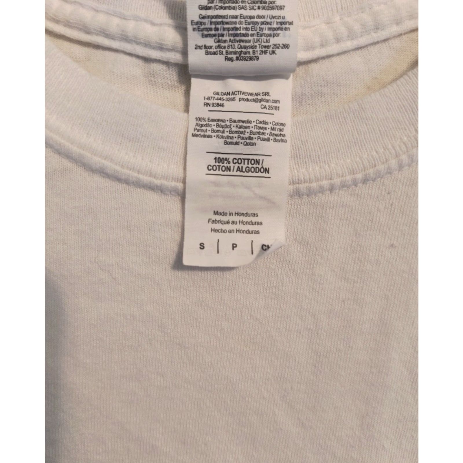 Gildan Gildan T-Shirt Pocket Longfellow Cincinnati White 100% Cotton Unisex S GUC 2010s Mens Girls Boys Size US S / EU 44-46 / 1 - 4 Thumbnail
