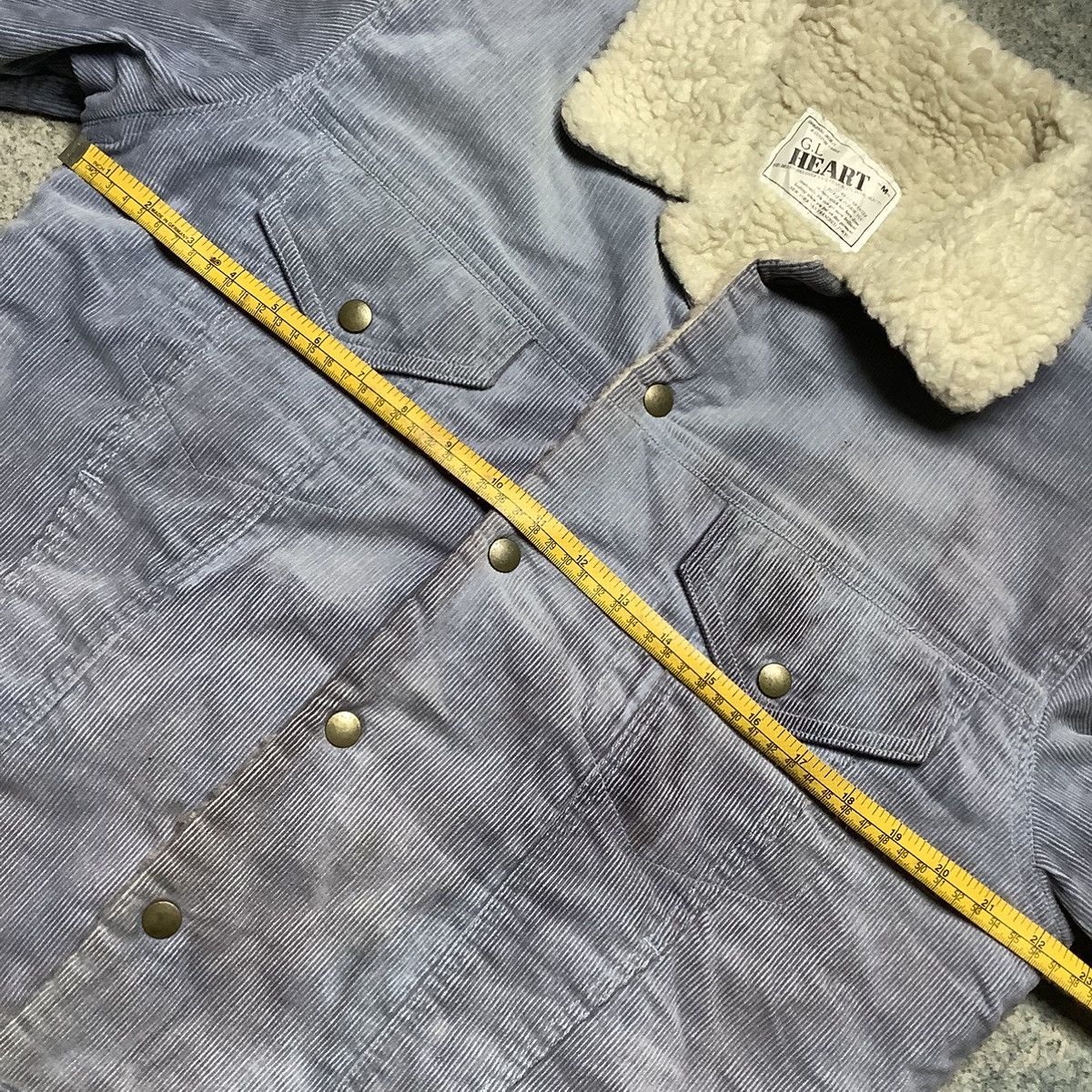 Japanese Brand × Vintage Vintage GL Heart Sherpa Jacket Sunfaded Size US M / EU 48-50 / 2 - 8 Thumbnail