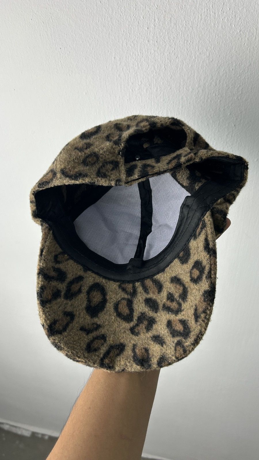 Japanese Brand × Vintage 1990s Big Leopard Print Cap Size ONE SIZE - 13 Thumbnail