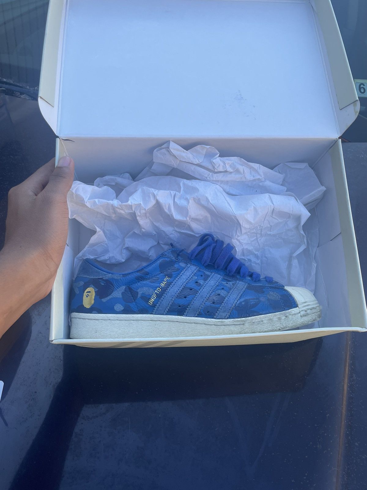 Adidas × Bape Bape x undefeated x adidas Size US 10 / EU 43 - 6 Thumbnail