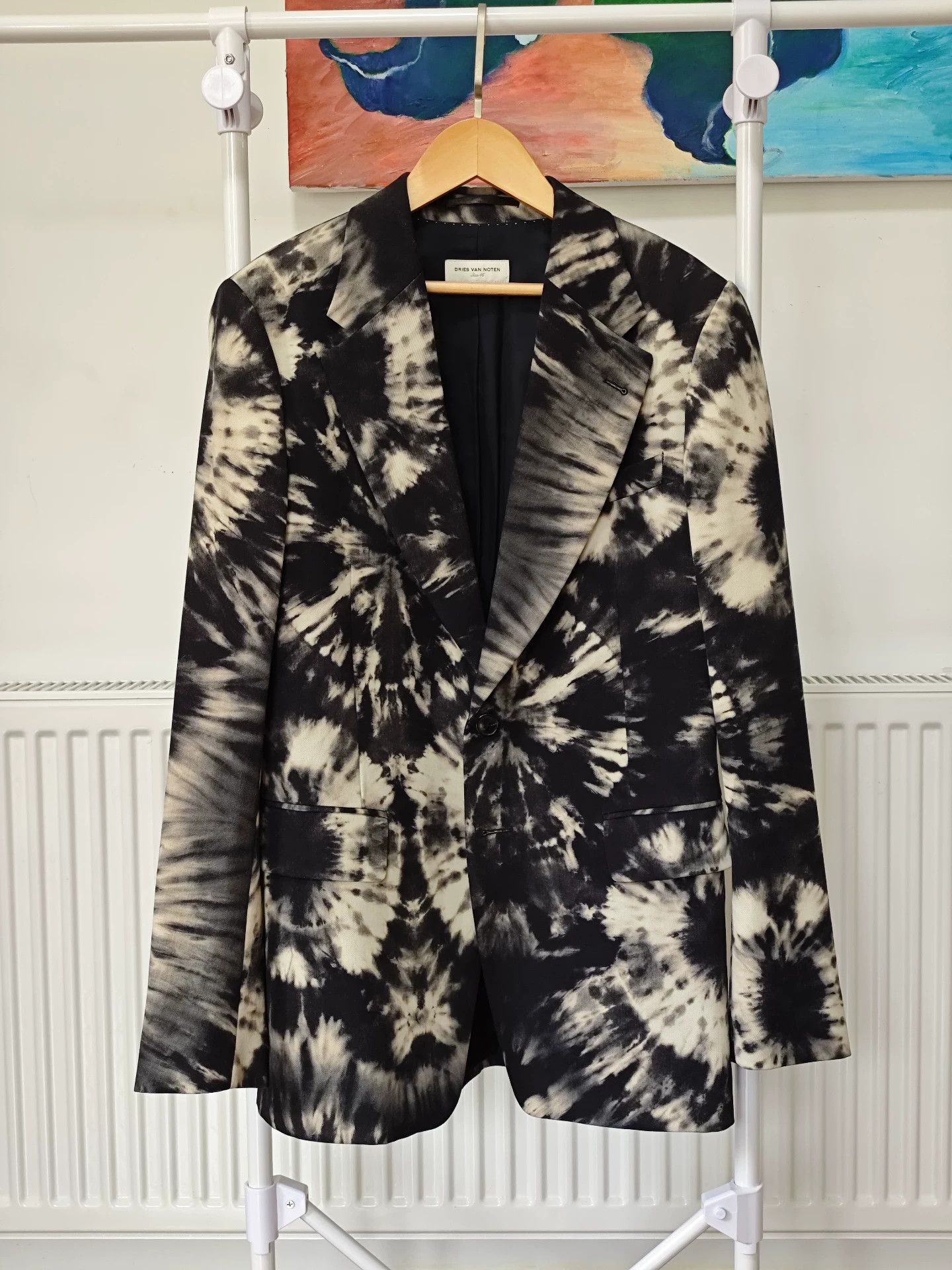 Dries Van Noten Dries Van Noten Tie-Dye Blazer Size US XL / EU 56 / 4 - 1 Thumbnail