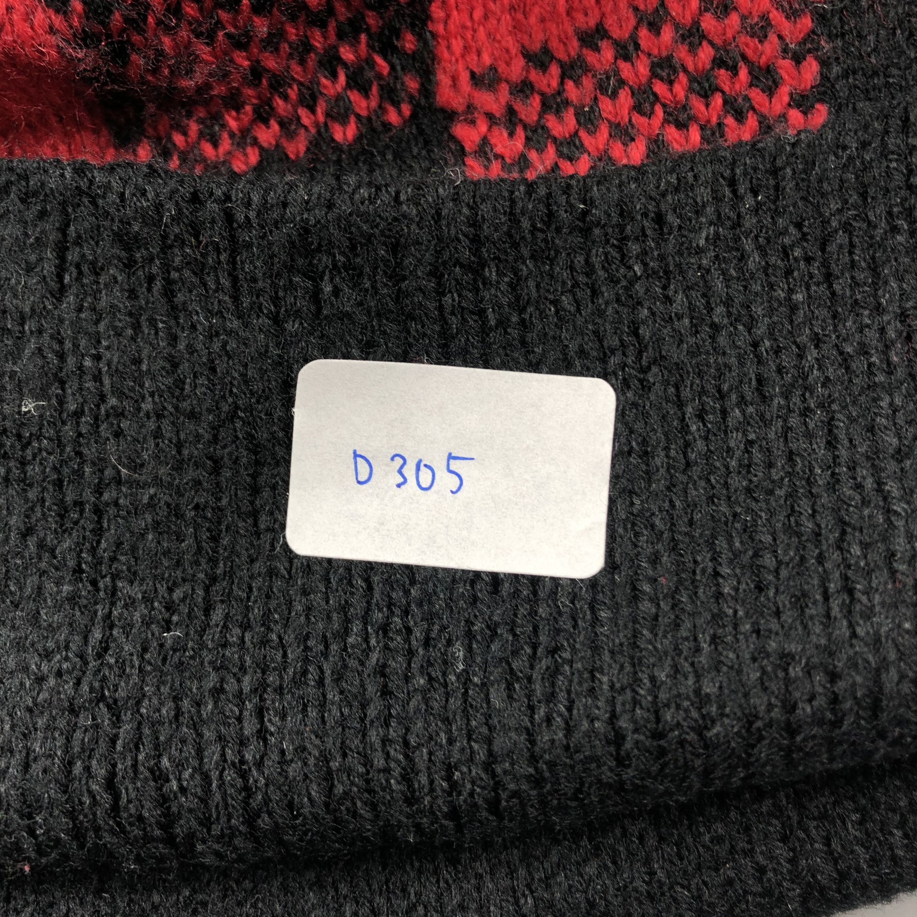 Edwin × Vintage Edwin Checker Bobble Beanie Snow Hat Snow Cap -D305 Size ONE SIZE - 5 Thumbnail