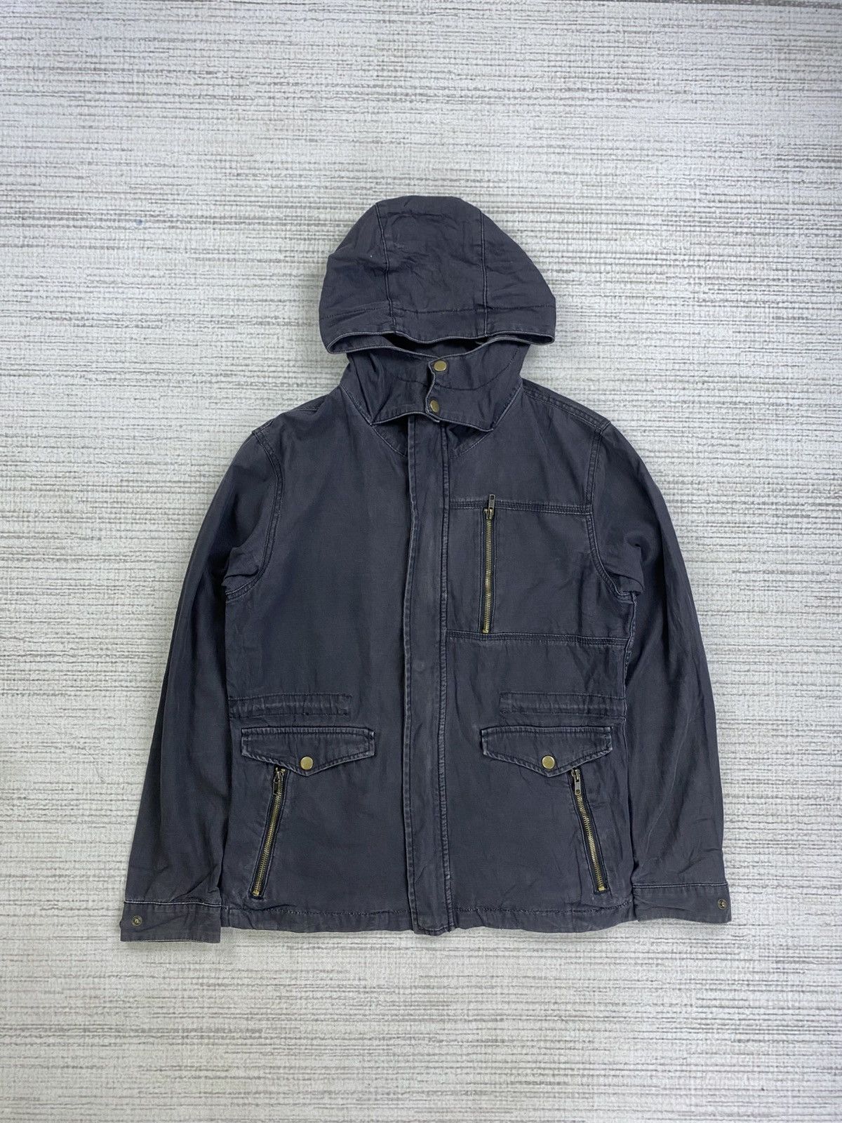 Issey Miyake 🔥Jungle Storm Rare Multipocket Denim Cotton Hoodie Jacket Size US M / EU 48-50 / 2 - 1 Thumbnail