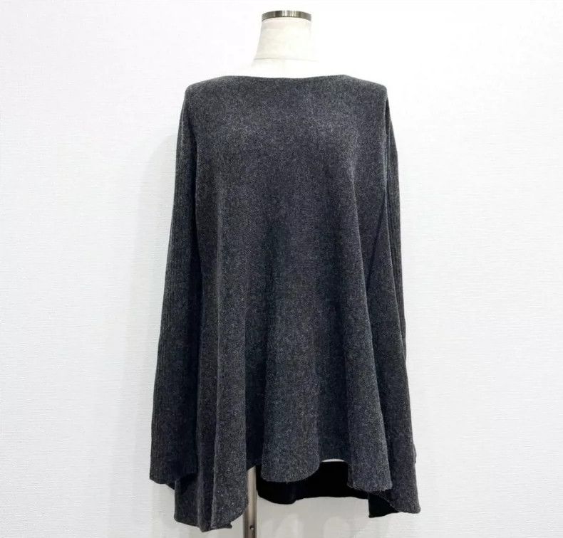 Yohji Yamamoto Yohji Yamamoto Wide-brimmed felted wool hole dress ruffled Size US M / EU 48-50 / 2 - 1 Thumbnail