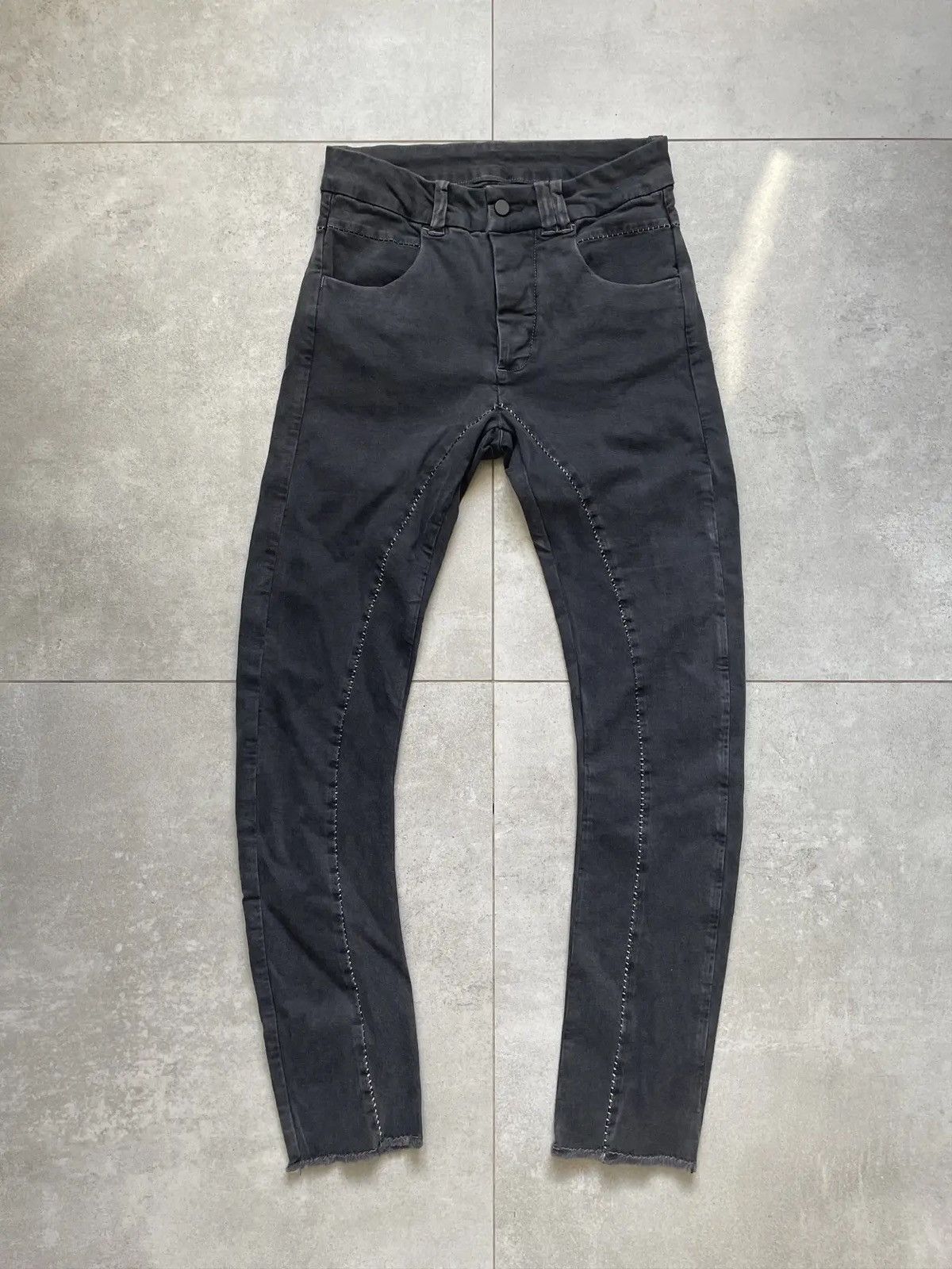 Thom Krom THOM KROM GREY MT62 DROPPED CROTCH RICK OWENS TYPE PANTS Size US 32 / EU 48 - 1 Thumbnail