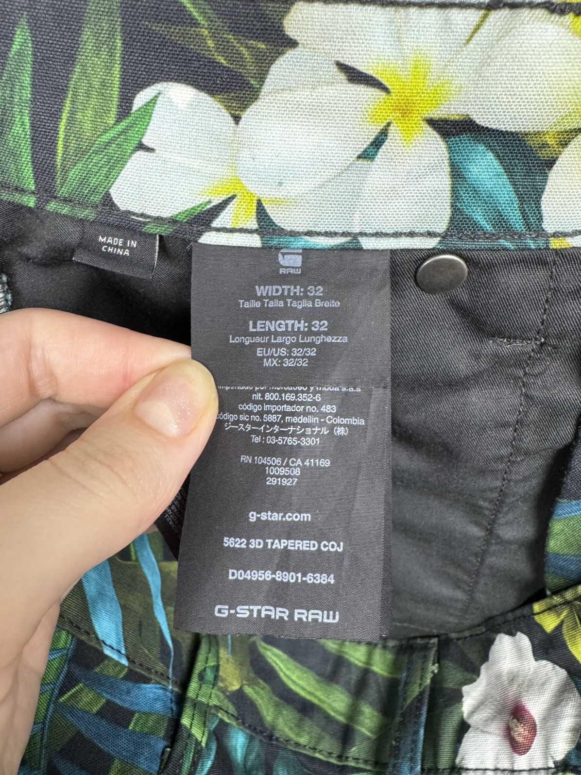 G-Star × Pharrell G-STAR RAW Pharrell Williams 5622 3D Tapered COJ Jeans Pants Size US 32 / EU 48 - 12 Thumbnail