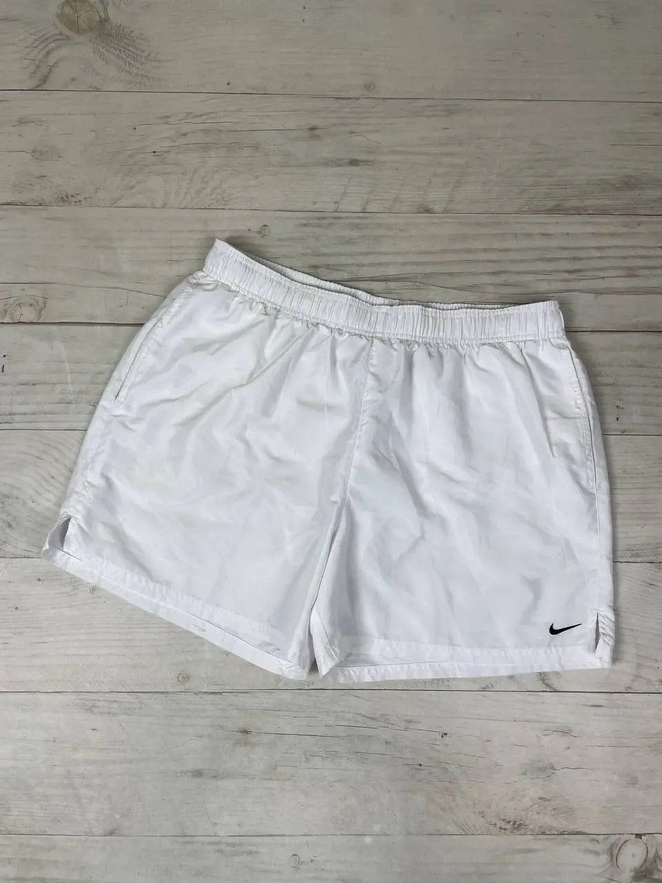 Nike Vintage Nike Nylon Drill Shorts 00s White Men Size XL Size US 36 / EU 52 - 1 Thumbnail