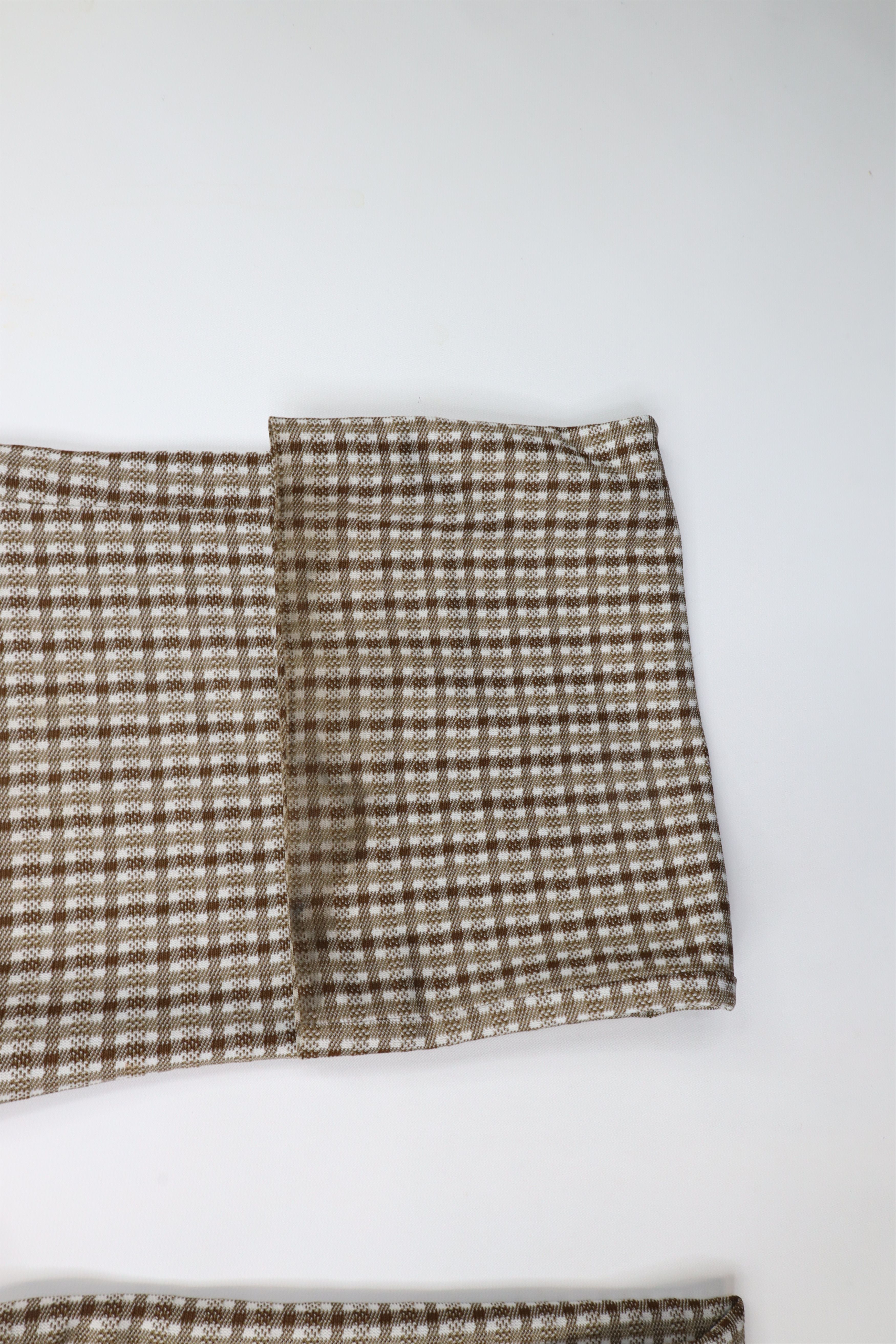 Vintage Vintage 70s Streetwear Knit Bell Bottoms Pants Plaid USA Size US 40 / EU 56 - 5 Thumbnail
