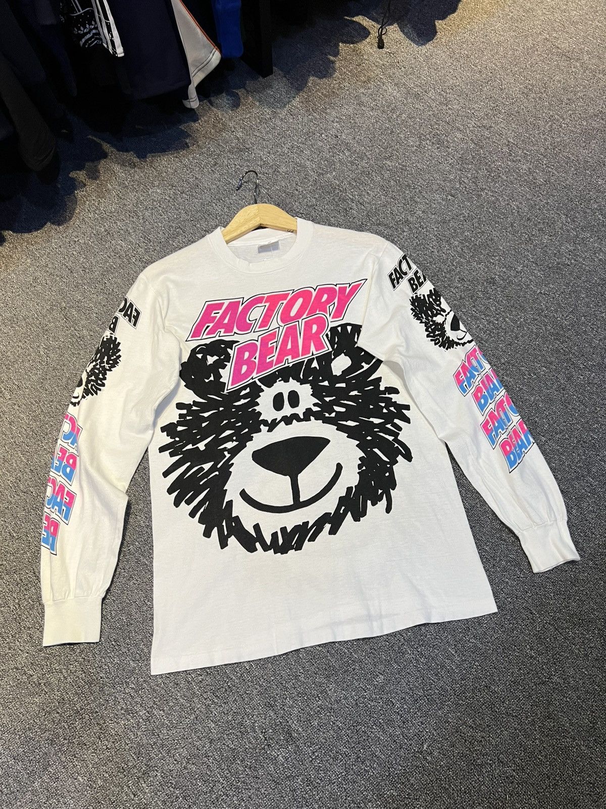 Other Vintage Factory Bear 80s Shirt Size US M / EU 48-50 / 2 - 1 Thumbnail