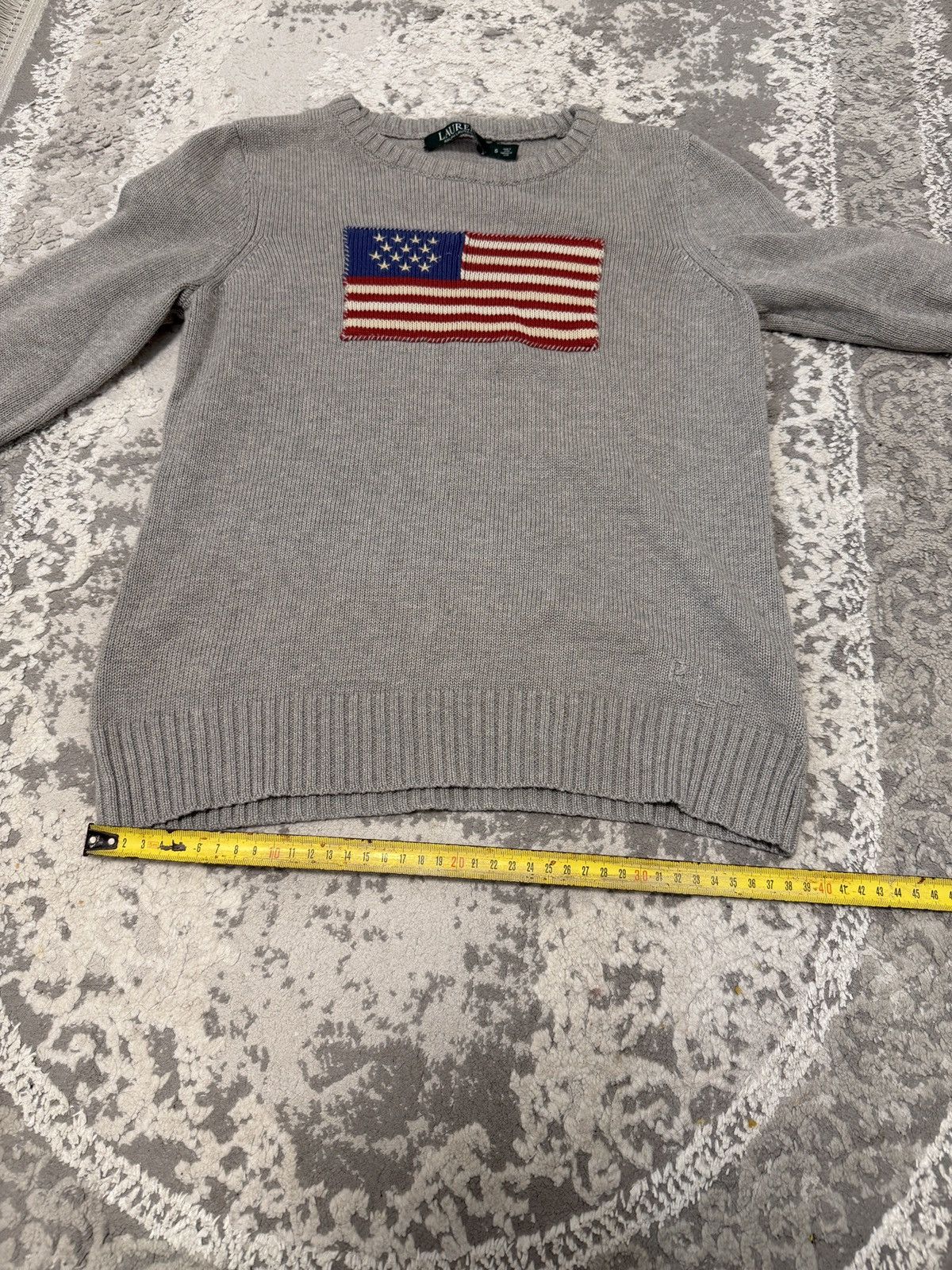Polo Ralph Lauren Polo ralph lauren USA sweater knit cotton navy flag Size US S / EU 44-46 / 1 - 9 Thumbnail