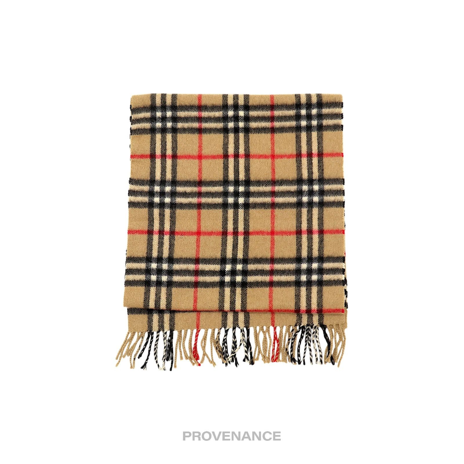 Burberry 🔴 Burberry Scarf - "Burberrys" Nova Check Cashmere Size ONE SIZE - 2 Thumbnail