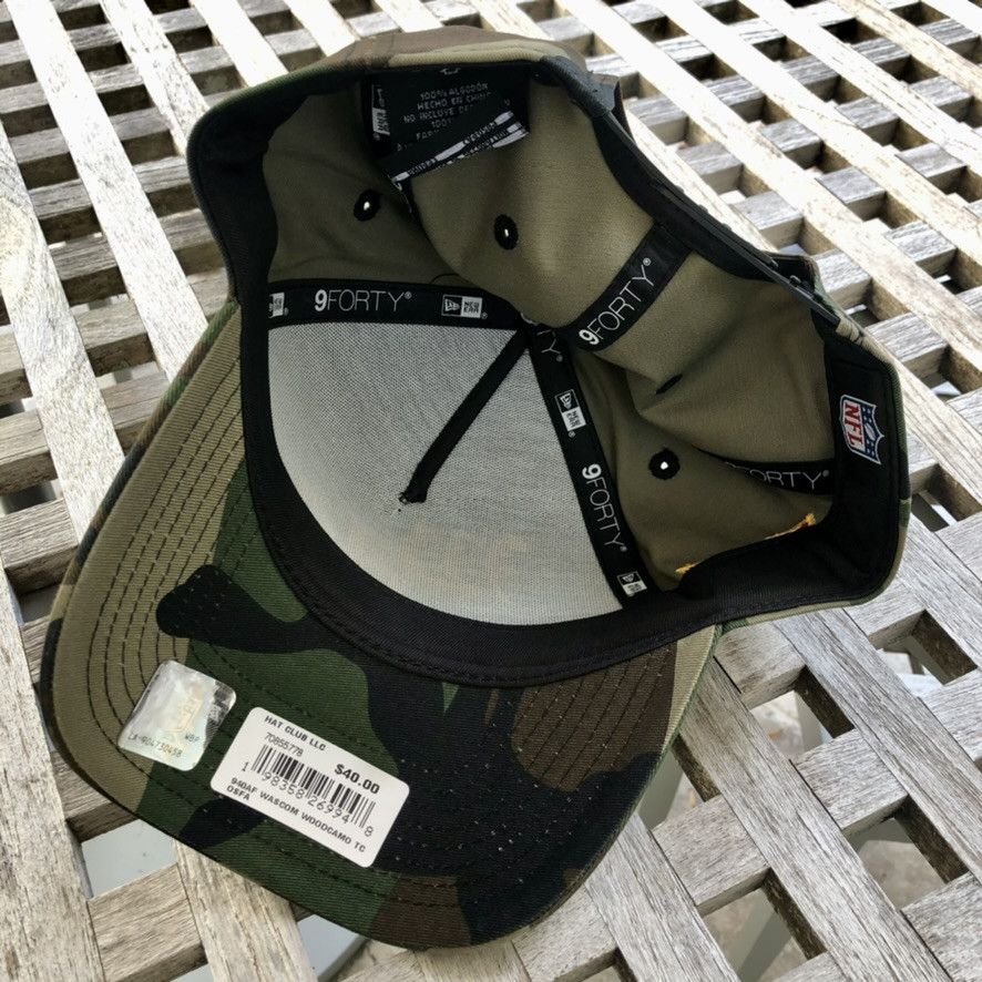 New Era Washington Commanders Script Camo A Frame Snapback Hat Club Size ONE SIZE - 6 Thumbnail