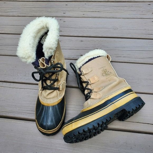 Sorel Kaufman 1990s winter buy boots - made in Canada - size 9 women's