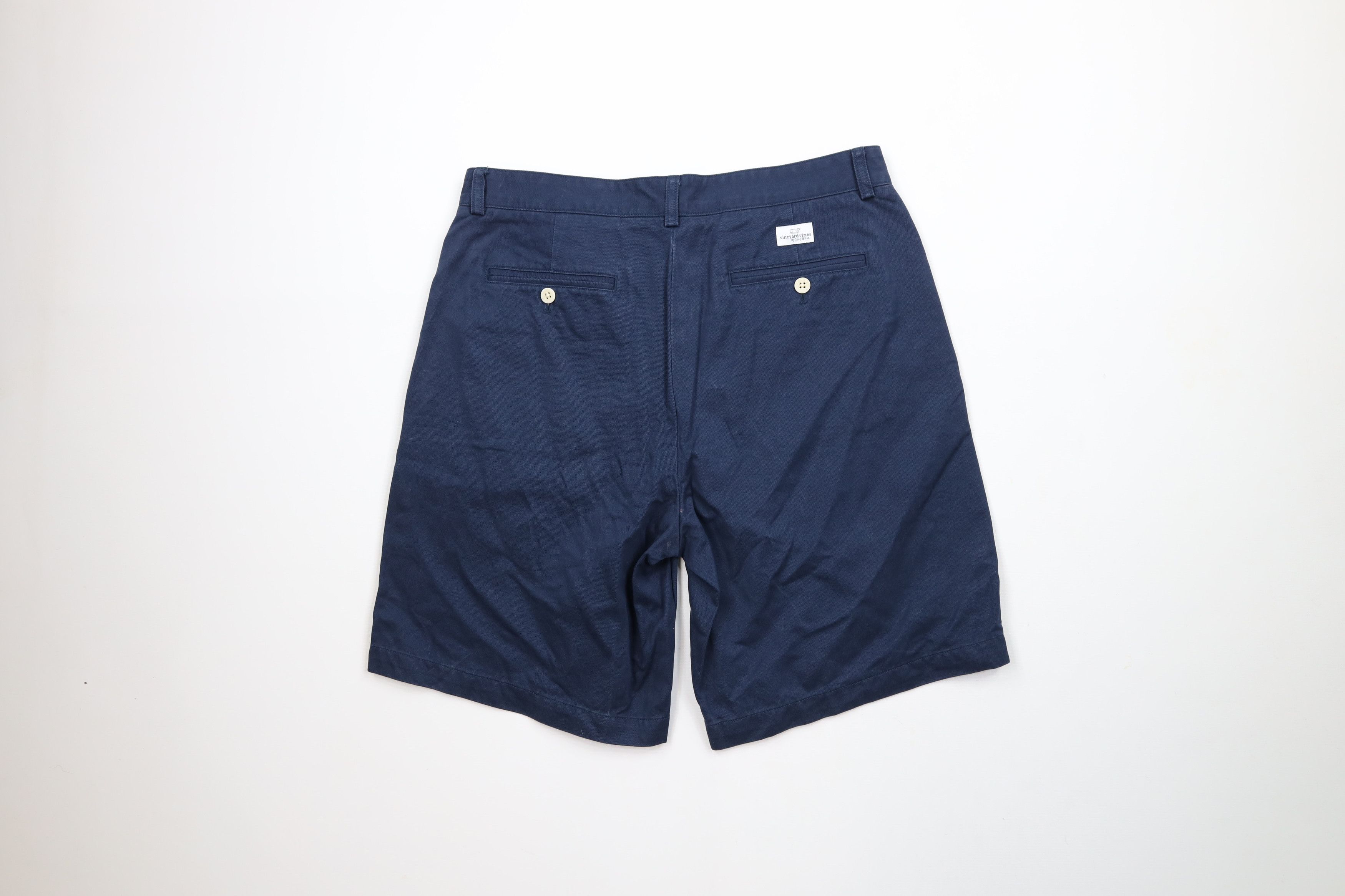 Vineyard Vines × Vintage Vineyard Vines Club Chino Golf Shorts Navy Blue Cotton Size US 34 / EU 50 - 8 Thumbnail