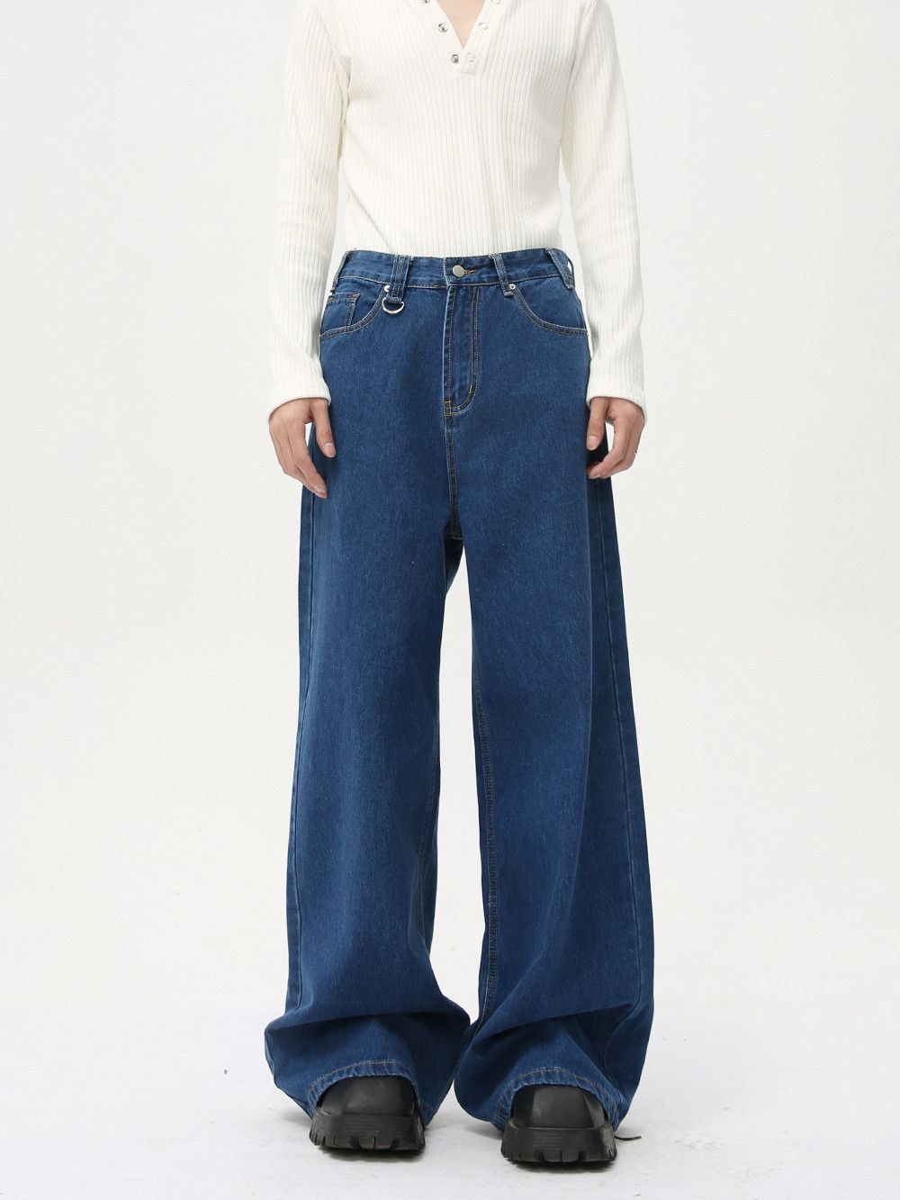 Jean Men's Japanese Retro "Clean Fit" Casual Jeans Size US 32 / EU 48 - 1 Thumbnail
