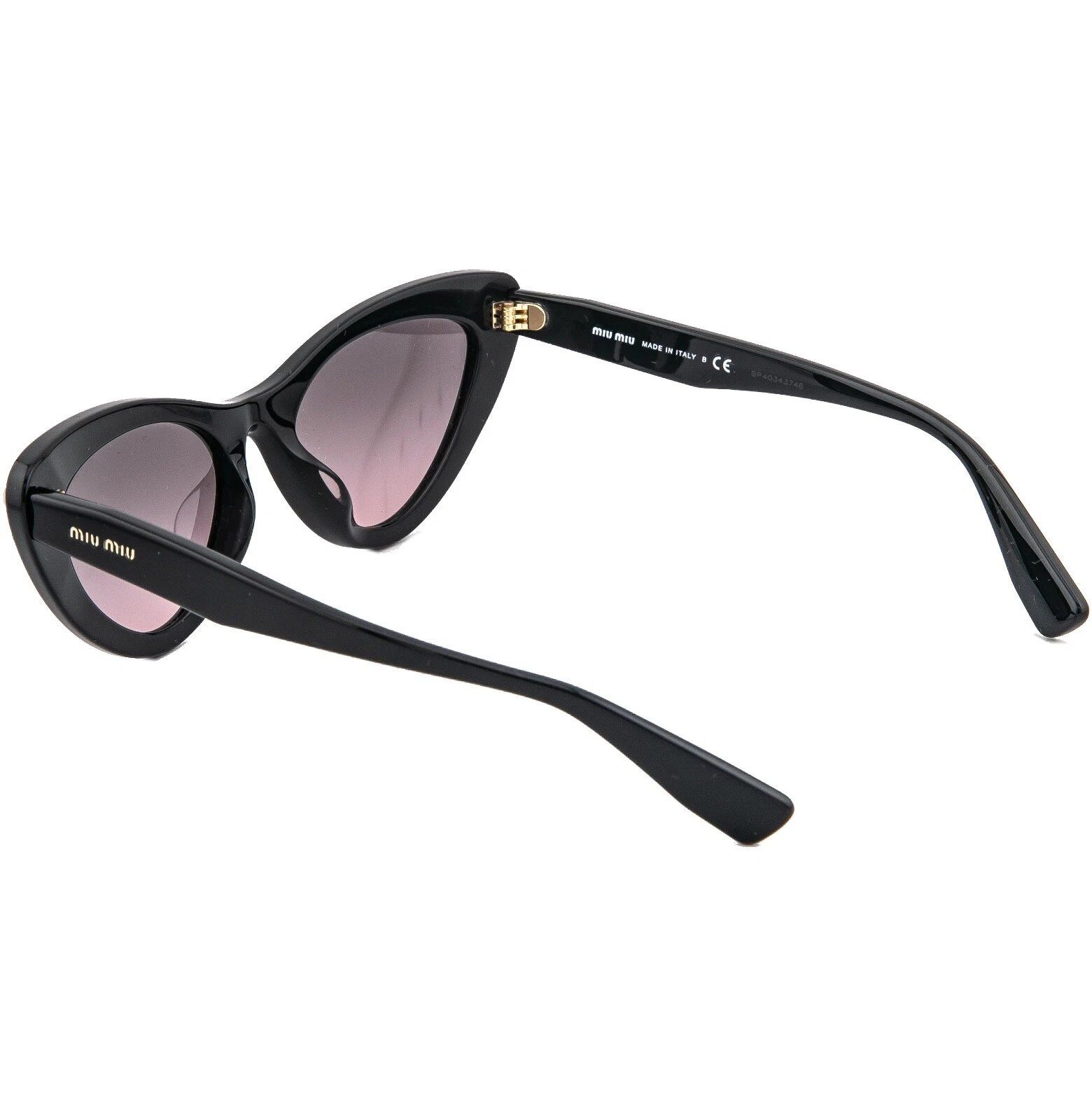 Miu Miu MIU MIU MU01VS Crystal Jewel 01V Black Luxury Fashion Size ONE SIZE - 8 Thumbnail