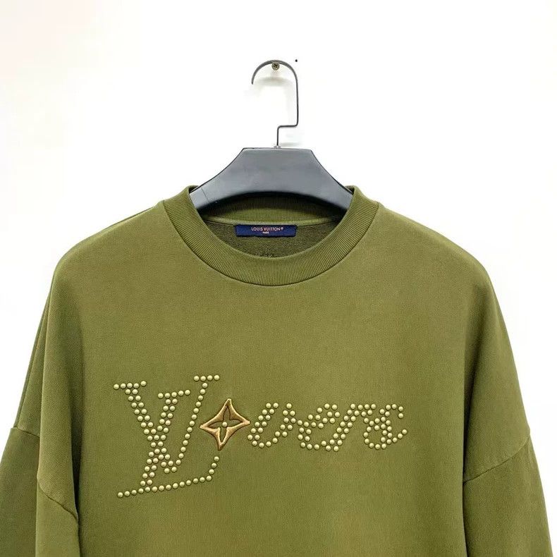 Louis Vuitton Louis Vuitton Classic Studded Letter Sweatshirt Size US S / EU 44-46 / 1 - 2 Thumbnail