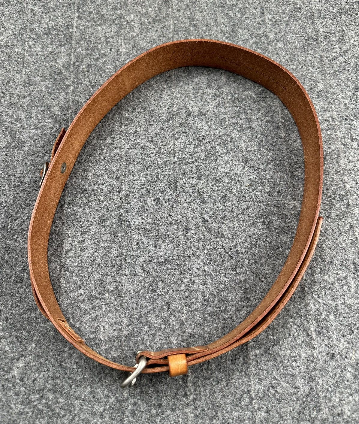 Yohji Yamamoto Yohji Yamamoto - Pour Homme A/W11 - Extra Strap Leather Belt Size ONE SIZE - 7 Thumbnail