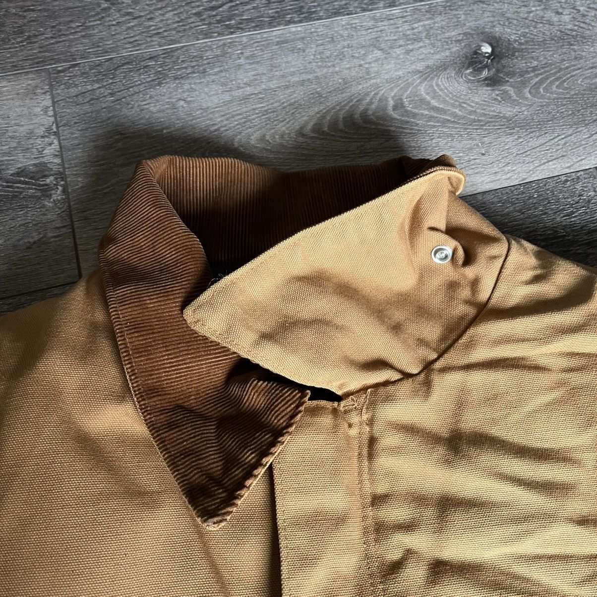 Carhartt × Vintage Vintage 90s Carhartt Tan Quilted Chore Arctic Jacket Canvas Size US XXL / EU 58 / 5 - 9 Thumbnail