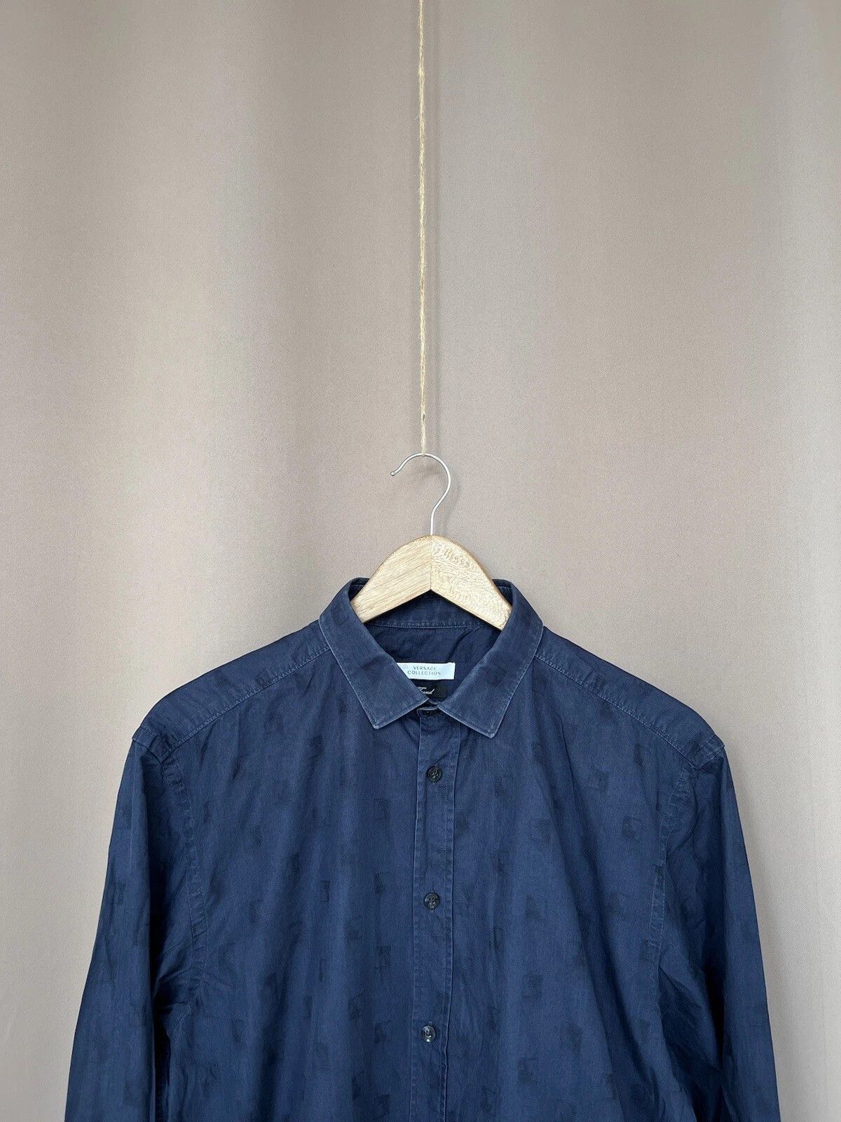 Versace Versace Collection Button Shirt Mens Size 43 or M Vintage Size US M / EU 48-50 / 2 - 2 Thumbnail