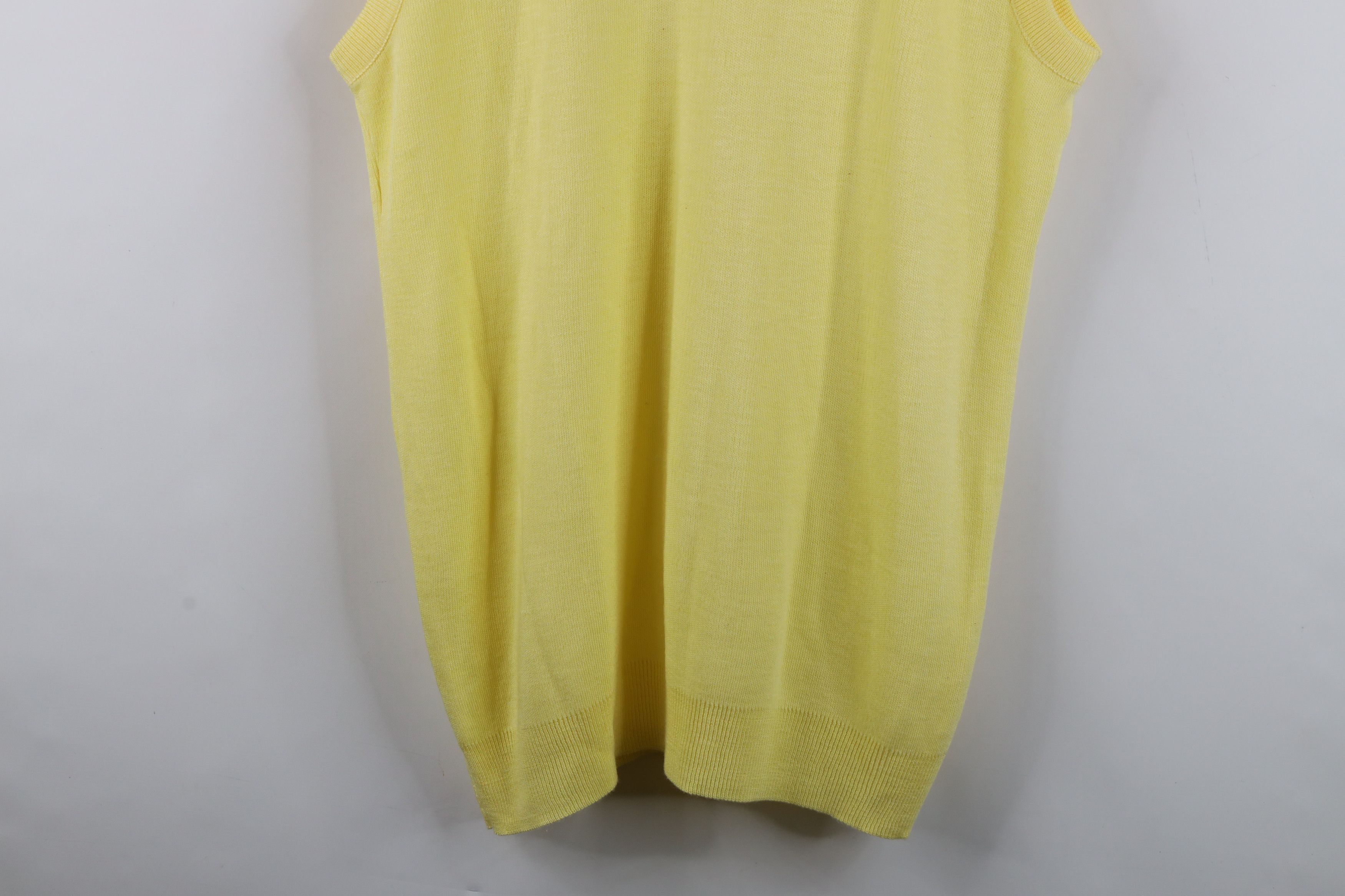 Vintage Vintage 70s Streetwear Blank Soft Knit Sweater Vest USA Size US XL / EU 56 / 4 - 13 Thumbnail