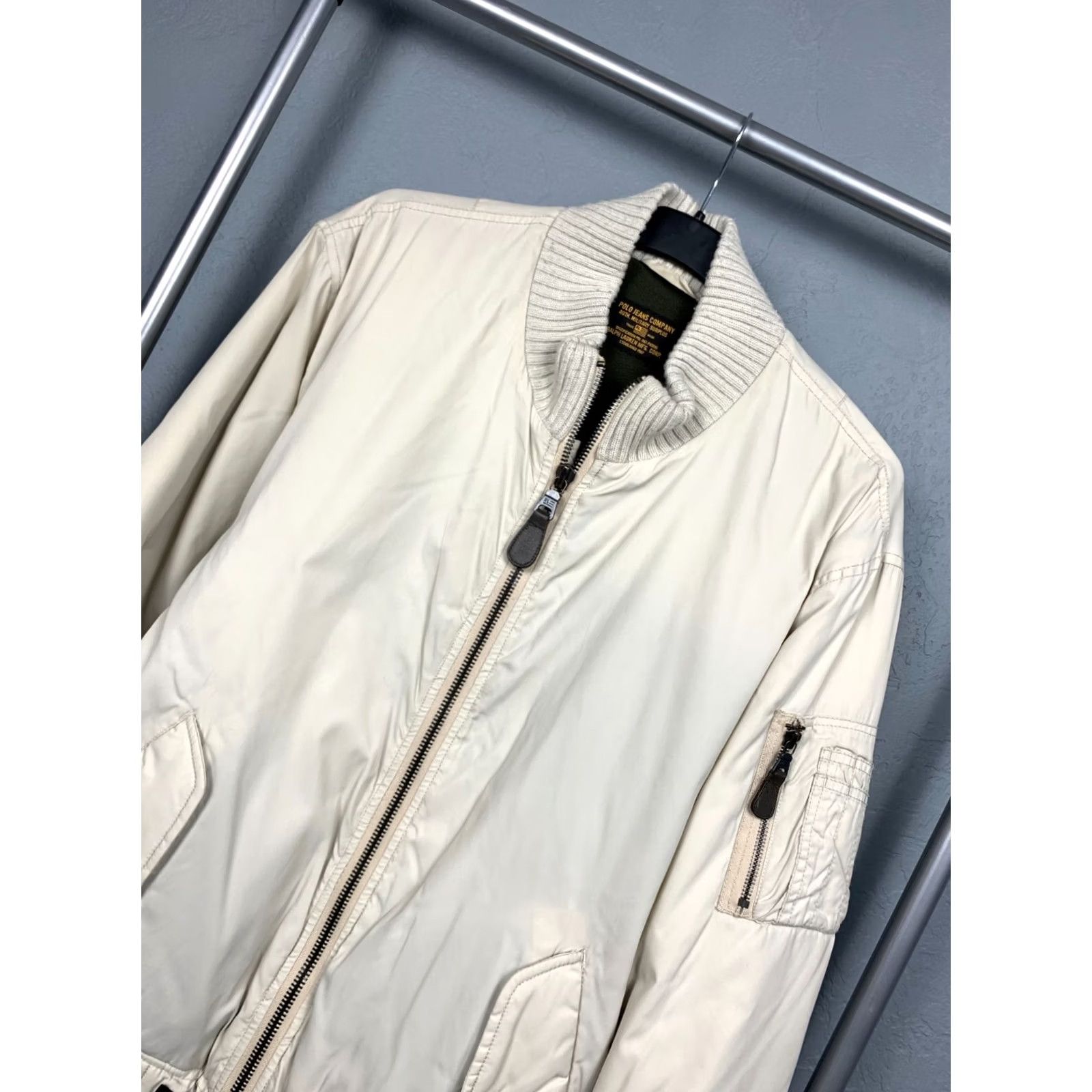 Polo Ralph Lauren Polo Ralph Lauren Jeans Co. Vintage Military Jacket Mens L Beige Clothing Military Jacket L Mens Size US L / EU 52-54 / 3 - 2 Thumbnail