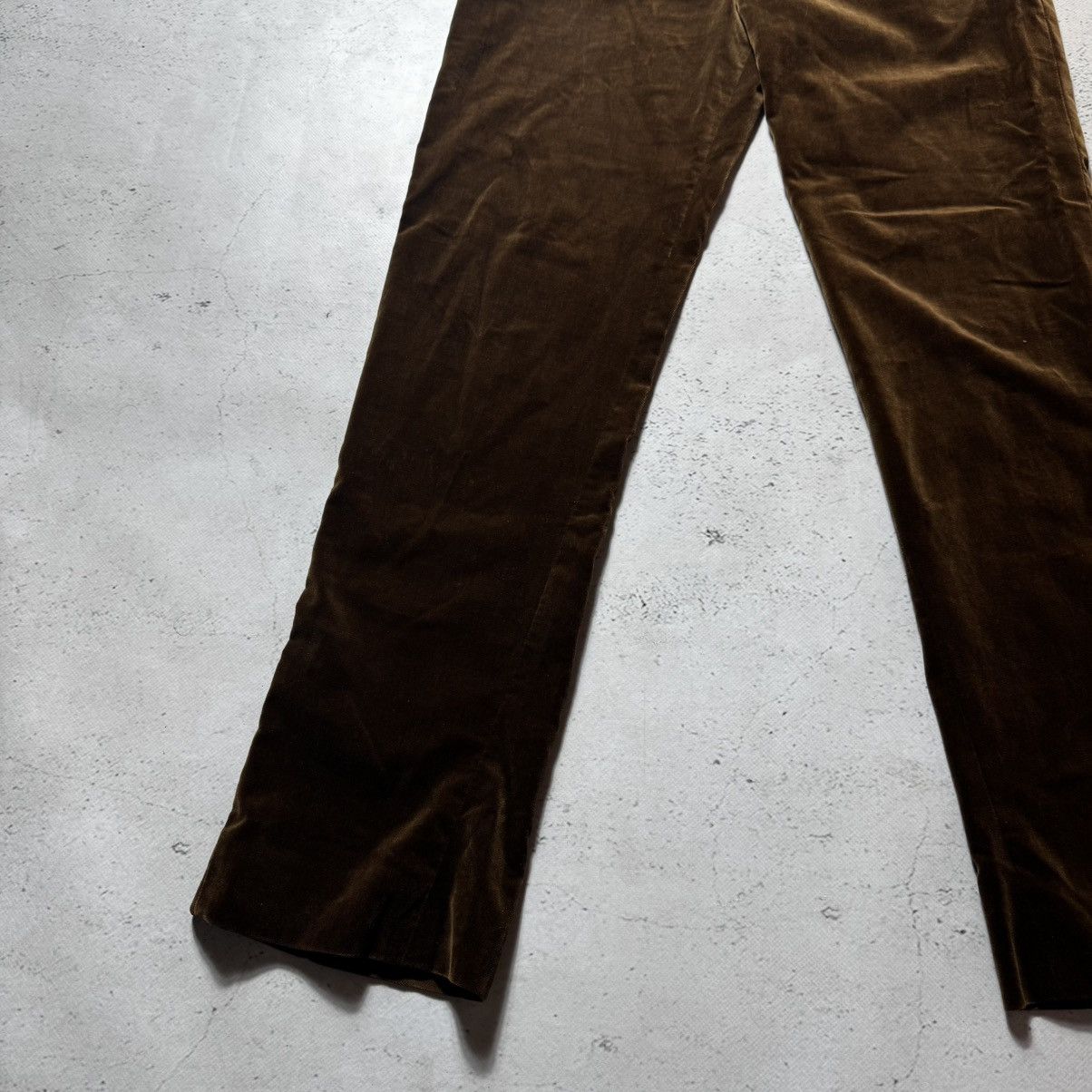Jil Sander × Vintage Vintage velour pants by Jilsander old money very rare Size US 36 / EU 52 - 4 Thumbnail