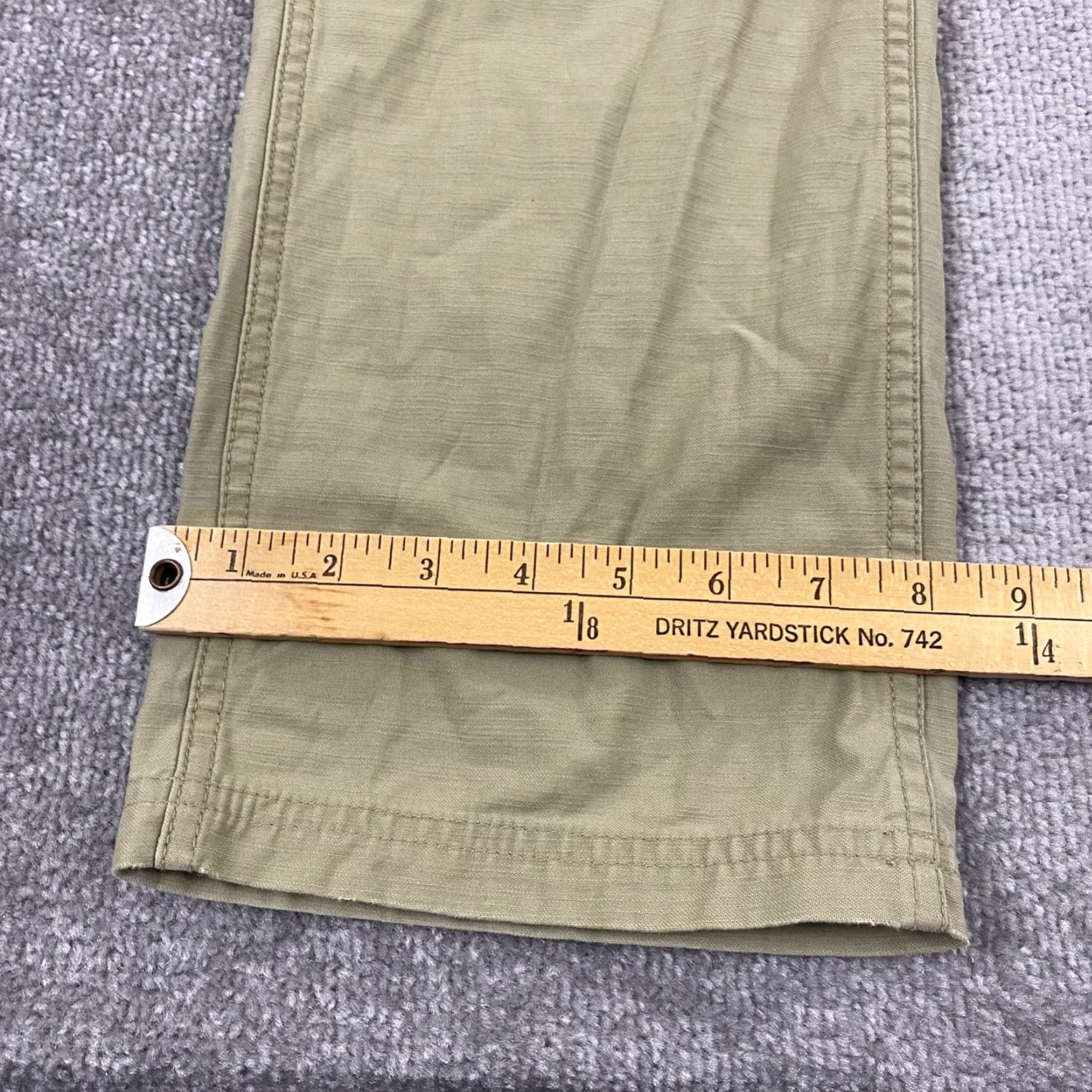 Frye FRYE Camber Pants Mens 34x32 Brown Straight Regular Five-Pocket Design Double Knee Button Fly Pants Size US 34 / EU 50 - 5 Thumbnail