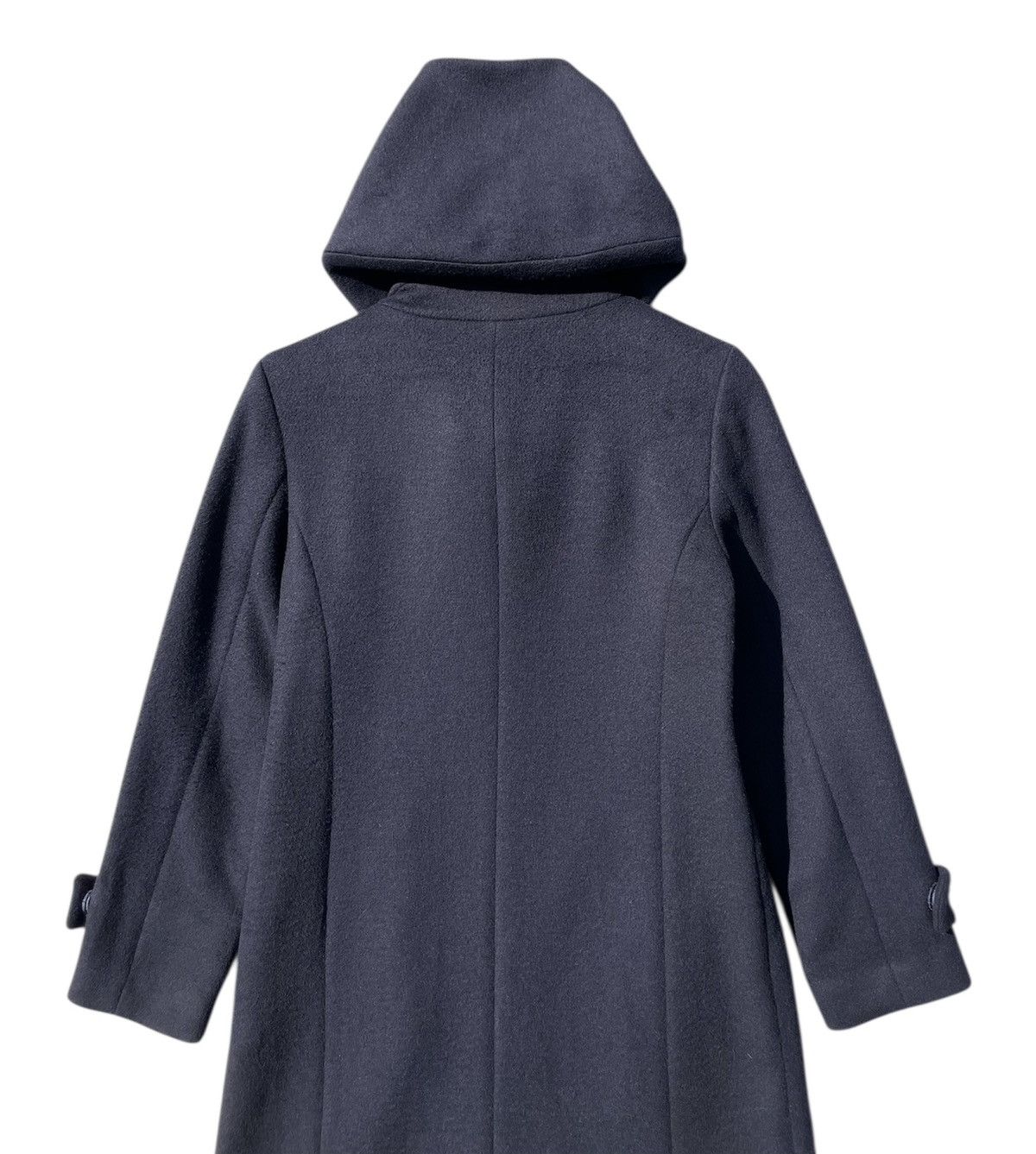 ATSURO TAYAMA 🔥Accept Binding🔥 Atsuro Tayama Black Wool Peacoat With Hood Size S / US 4 / IT 40 - 6 Thumbnail