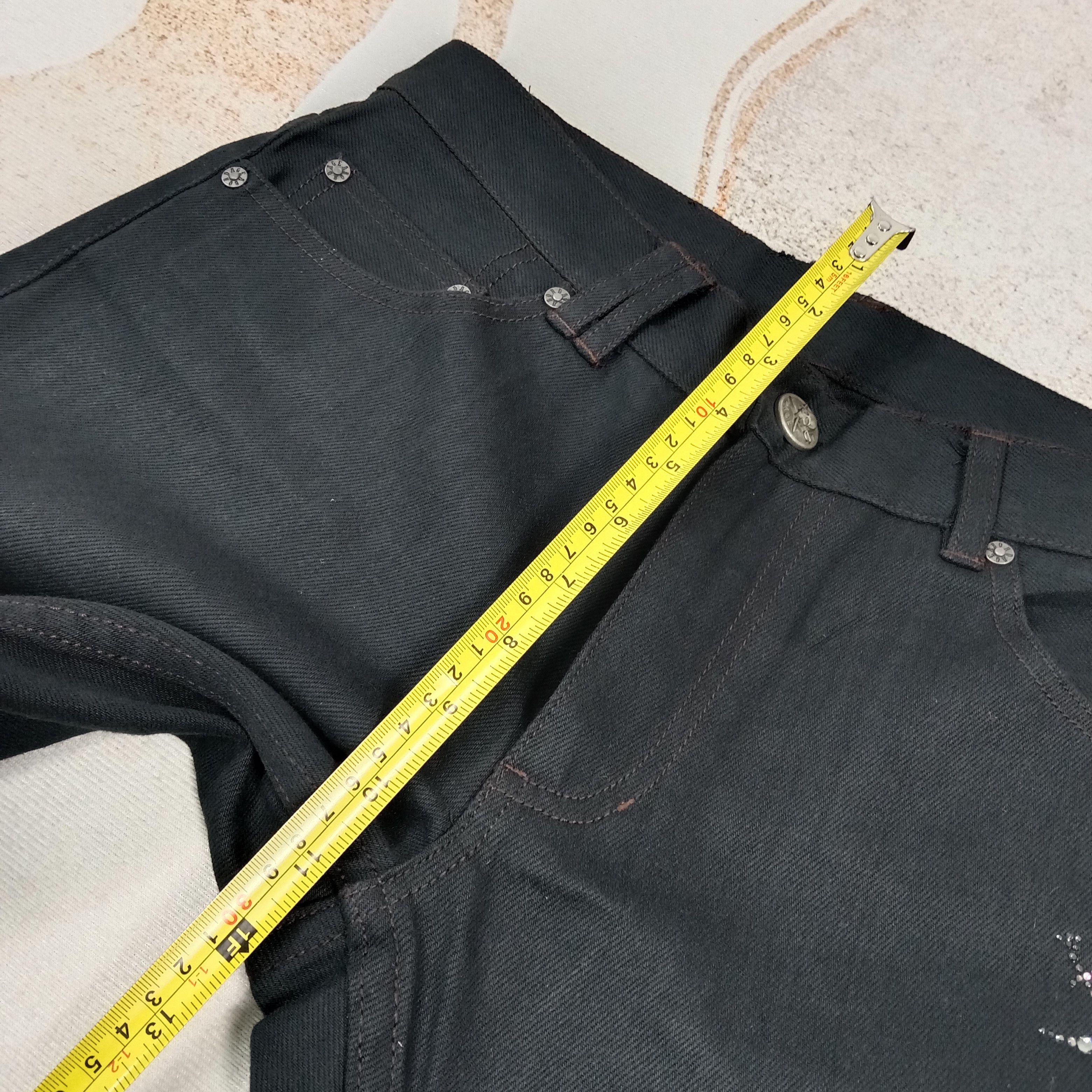 Japanese Brand Abordage by Hiromu Takahara Japan Punk Denim Pants C280N6 Size US 31 - 10 Thumbnail