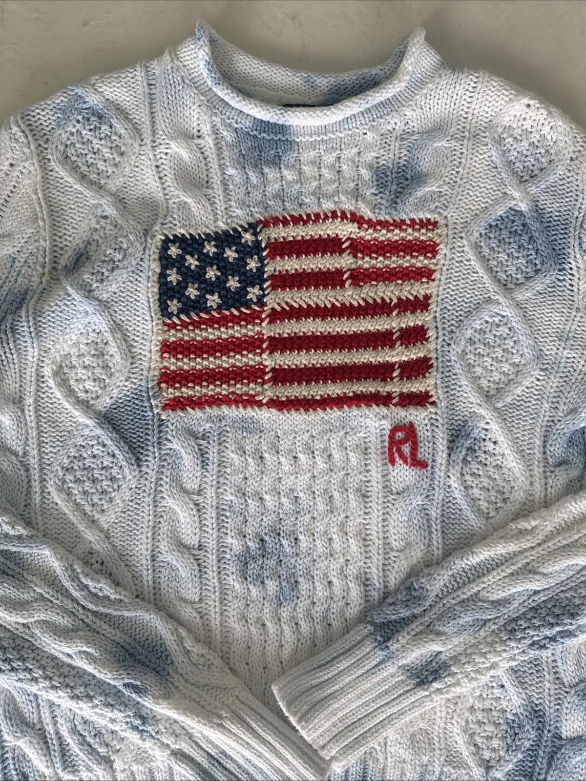 Polo Ralph Lauren Polo Ralph Lauren Cotton Rollneck Flag Sweater Women’s Small Size S / US 4 / IT 40 - 2 Thumbnail