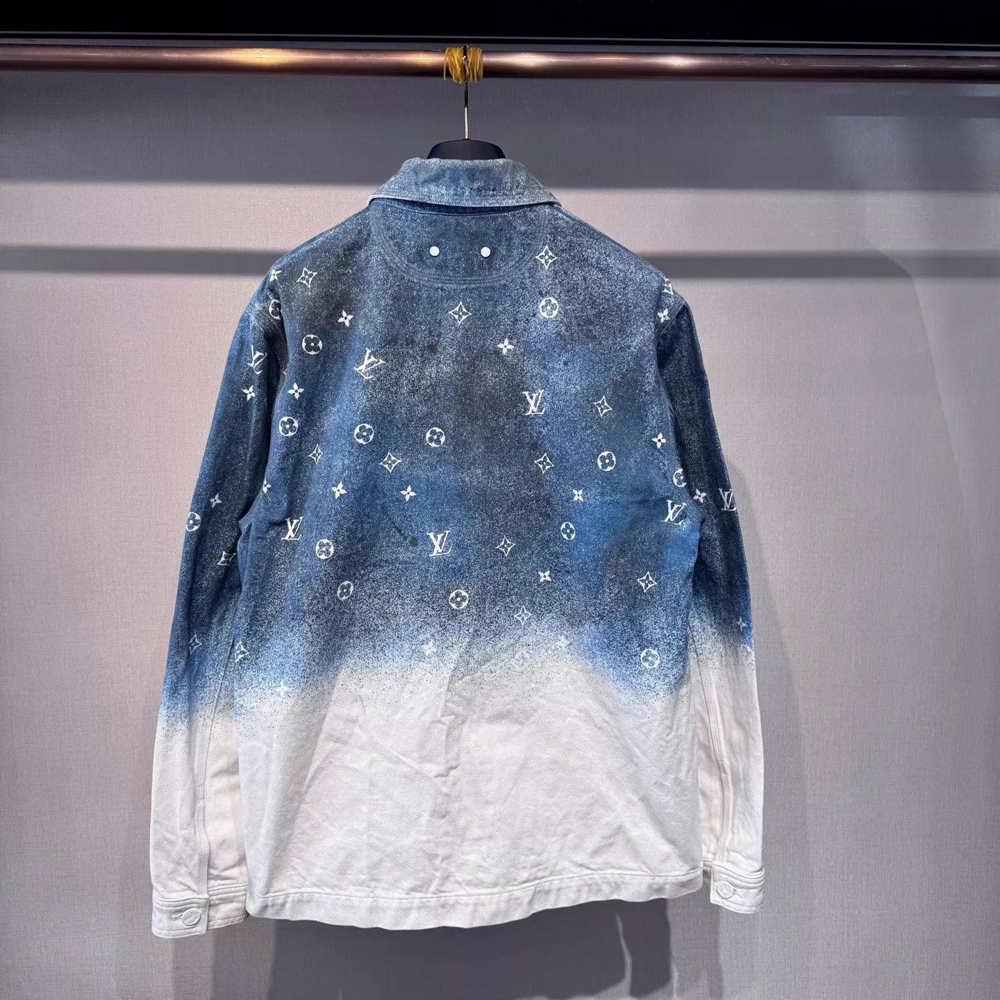 Louis Vuitton LV blue star gradient denim jacket XS new Size US XS / EU 42 / 0 - 2 Thumbnail